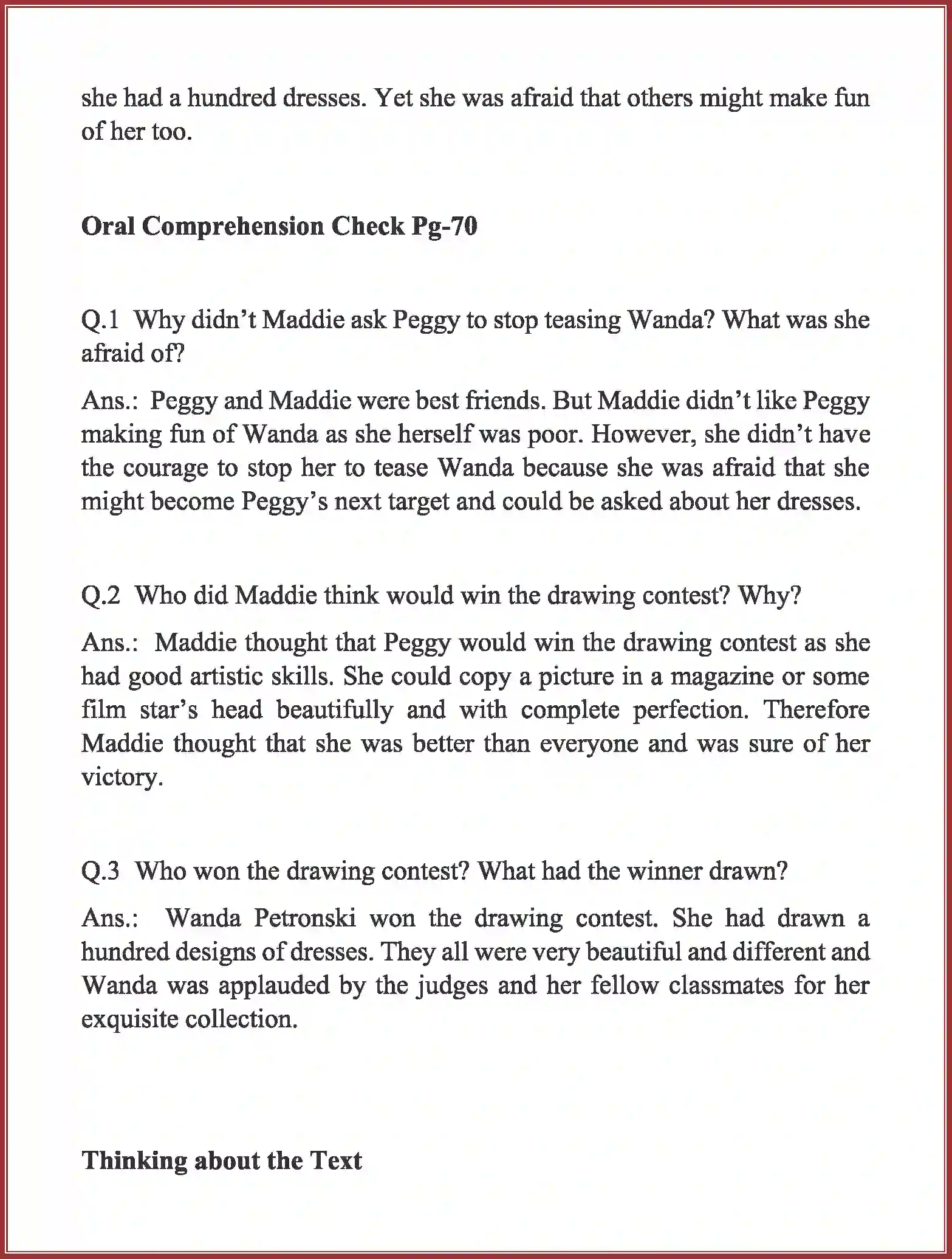 NCERT-Solution-Class-10-First-Flight-The-Hundred-Dresses-–-I-919-page-3