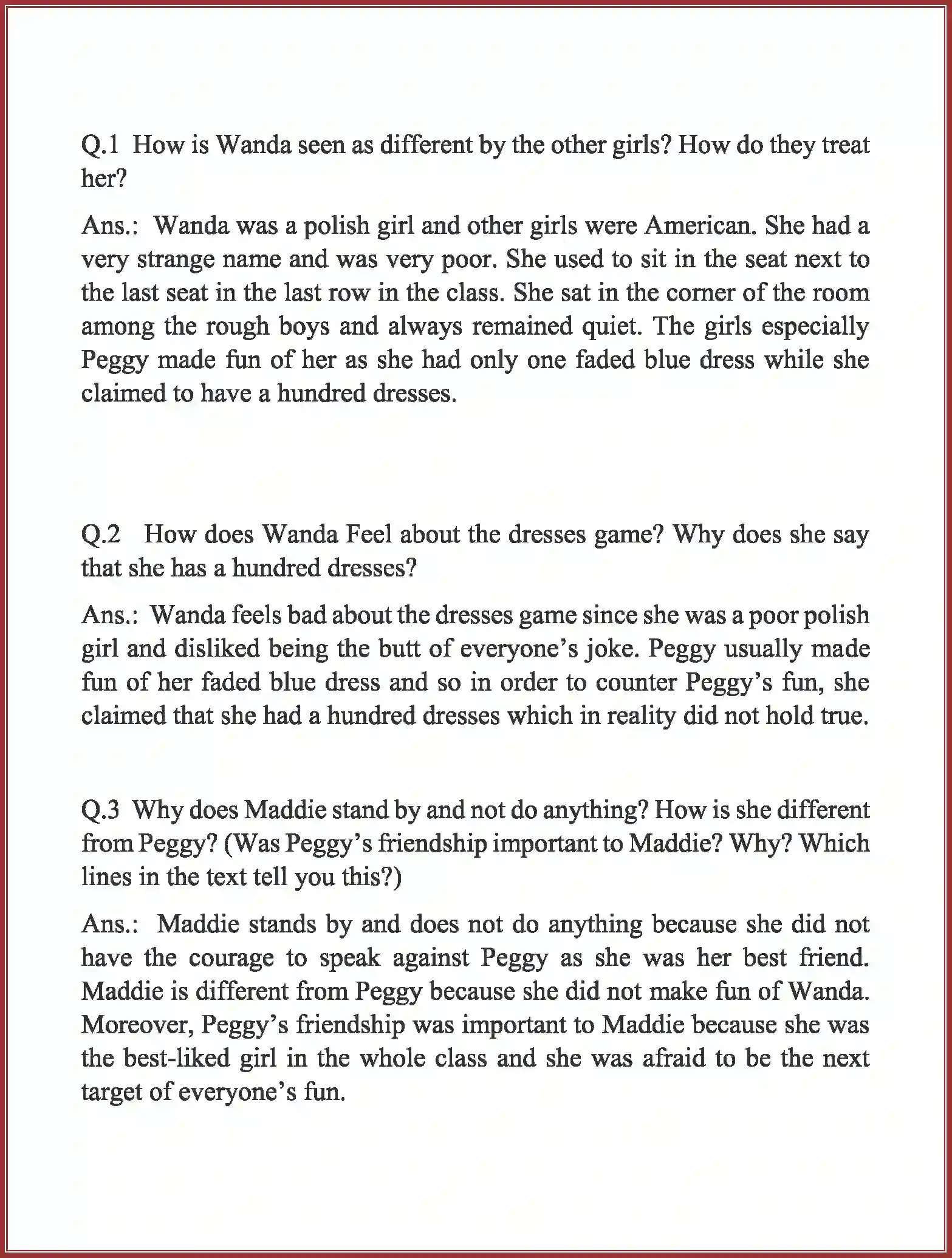 NCERT-Solution-Class-10-First-Flight-The-Hundred-Dresses-–-I-919-page-4