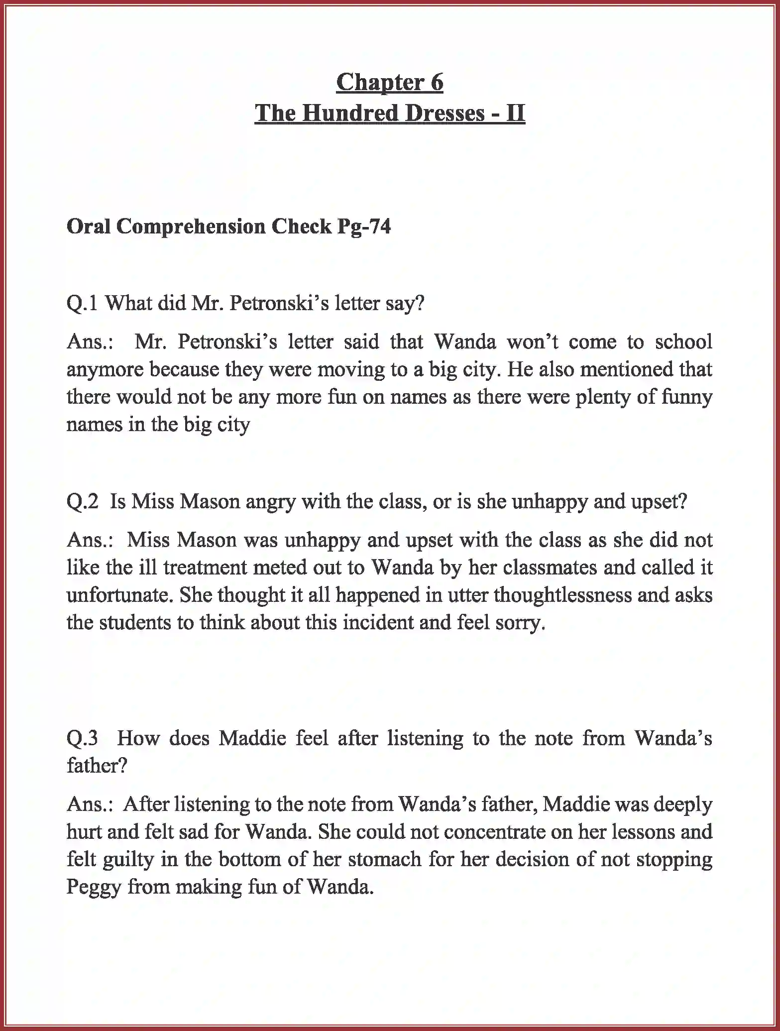 NCERT-Solution-Class-10-First-Flight-The-Hundred-Dresses-–-II-3092-page-1