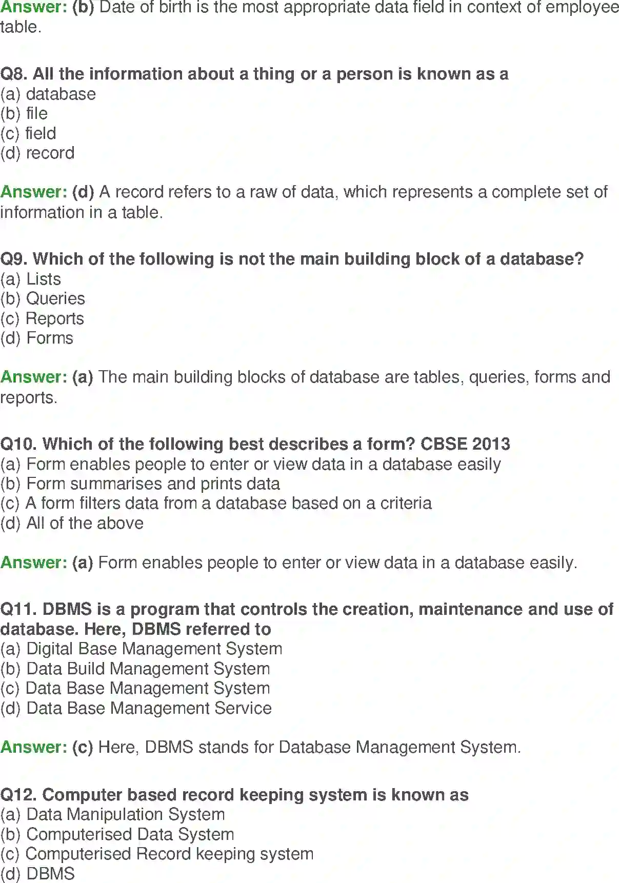 NCERT-Solution-Class-10-Foundation-of-Information-Technology-Database-Concepts-3121-page-12