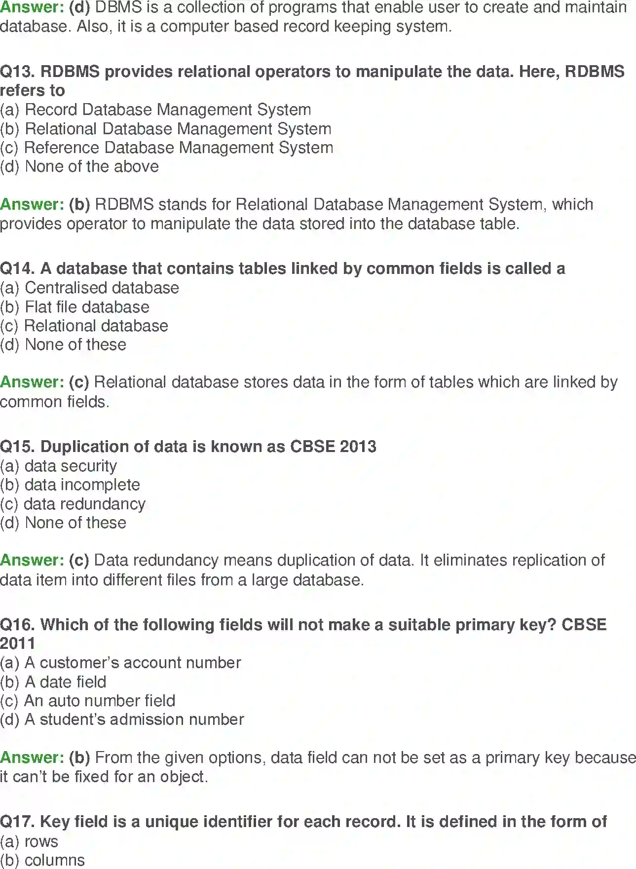 NCERT-Solution-Class-10-Foundation-of-Information-Technology-Database-Concepts-3121-page-13