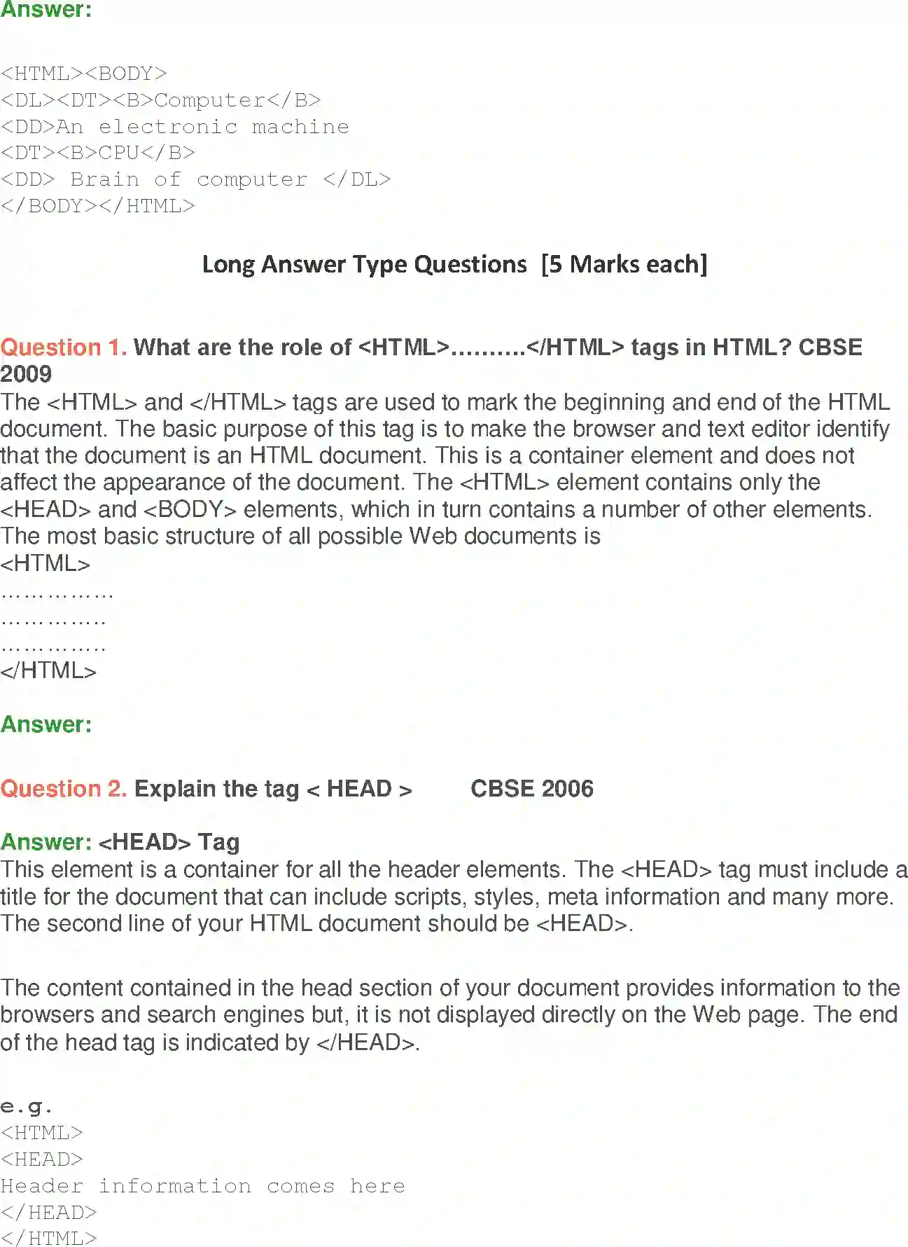 NCERT-Solution-Class-10-Foundation-of-Information-Technology-HTML-HyperText-Markup-Language-3123-page-14
