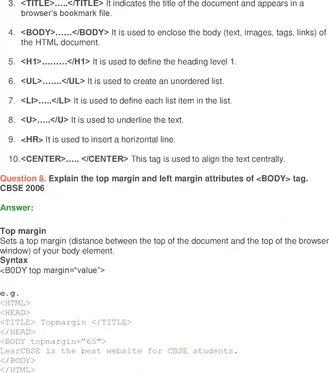 NCERT-Solution-Class-10-Foundation-of-Information-Technology-HTML-HyperText-Markup-Language-3123-page-17