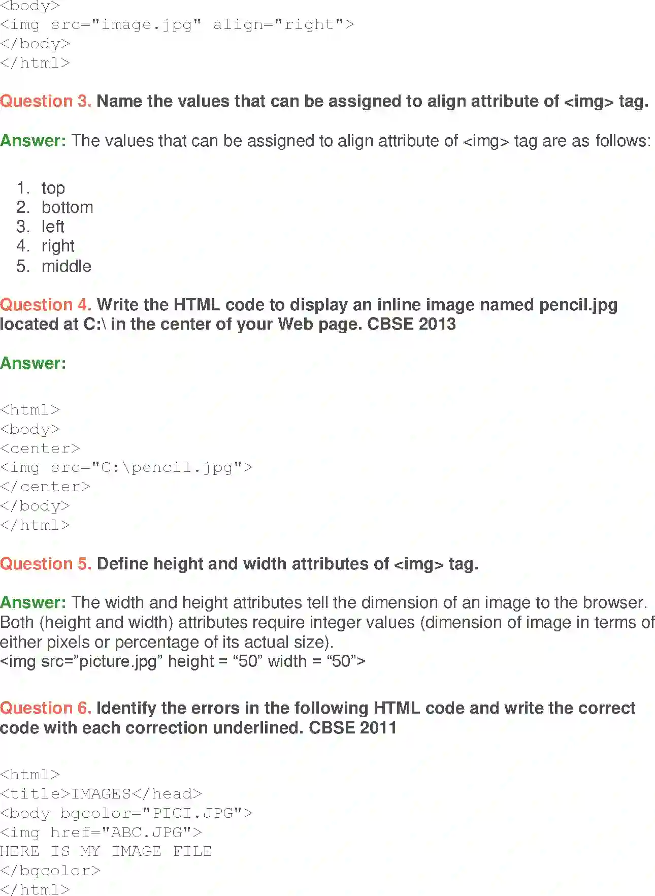 NCERT-Solution-Class-10-Foundation-of-Information-Technology-Inserting-Images-and-Links-in-HTML-3124-page-3