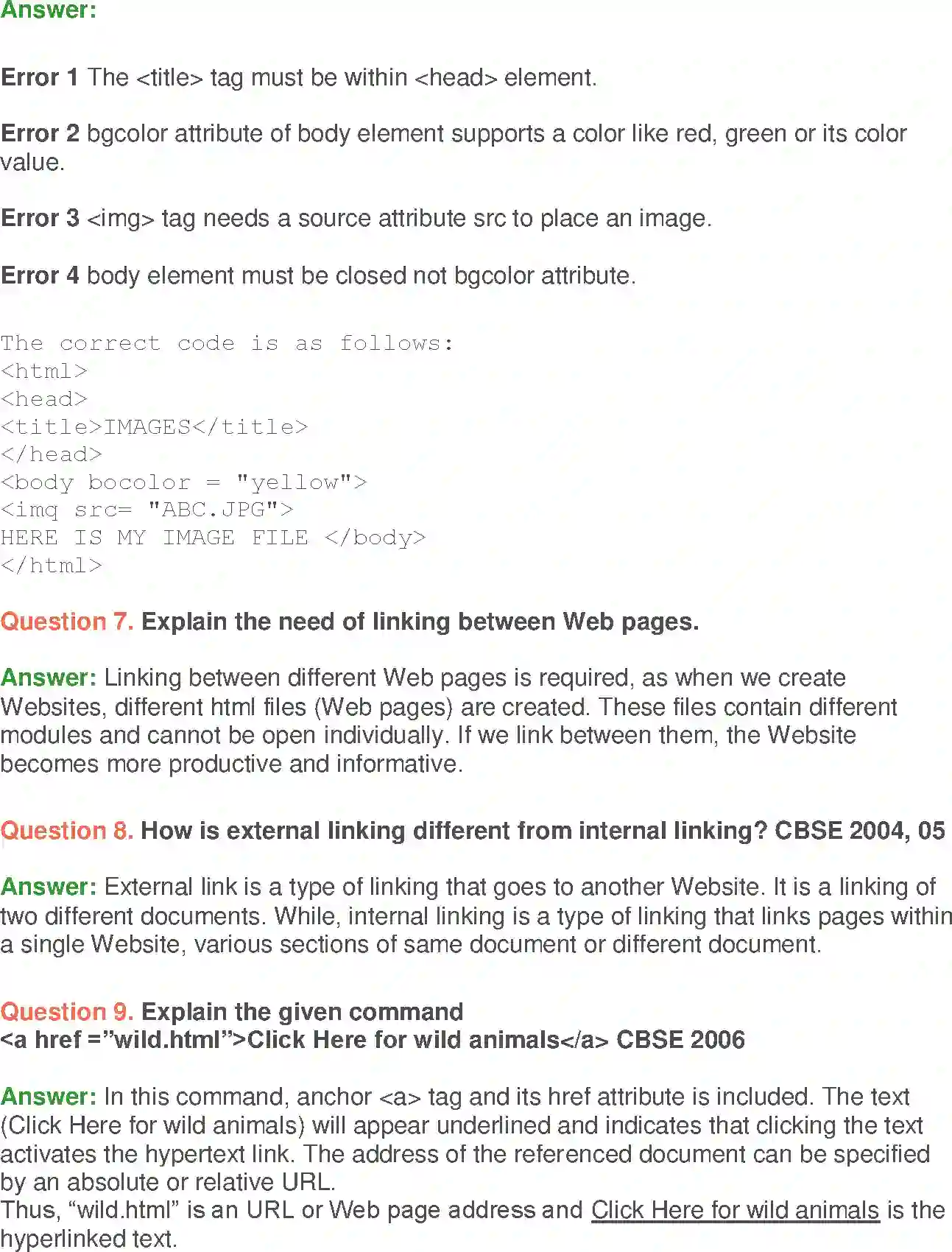NCERT-Solution-Class-10-Foundation-of-Information-Technology-Inserting-Images-and-Links-in-HTML-3124-page-4