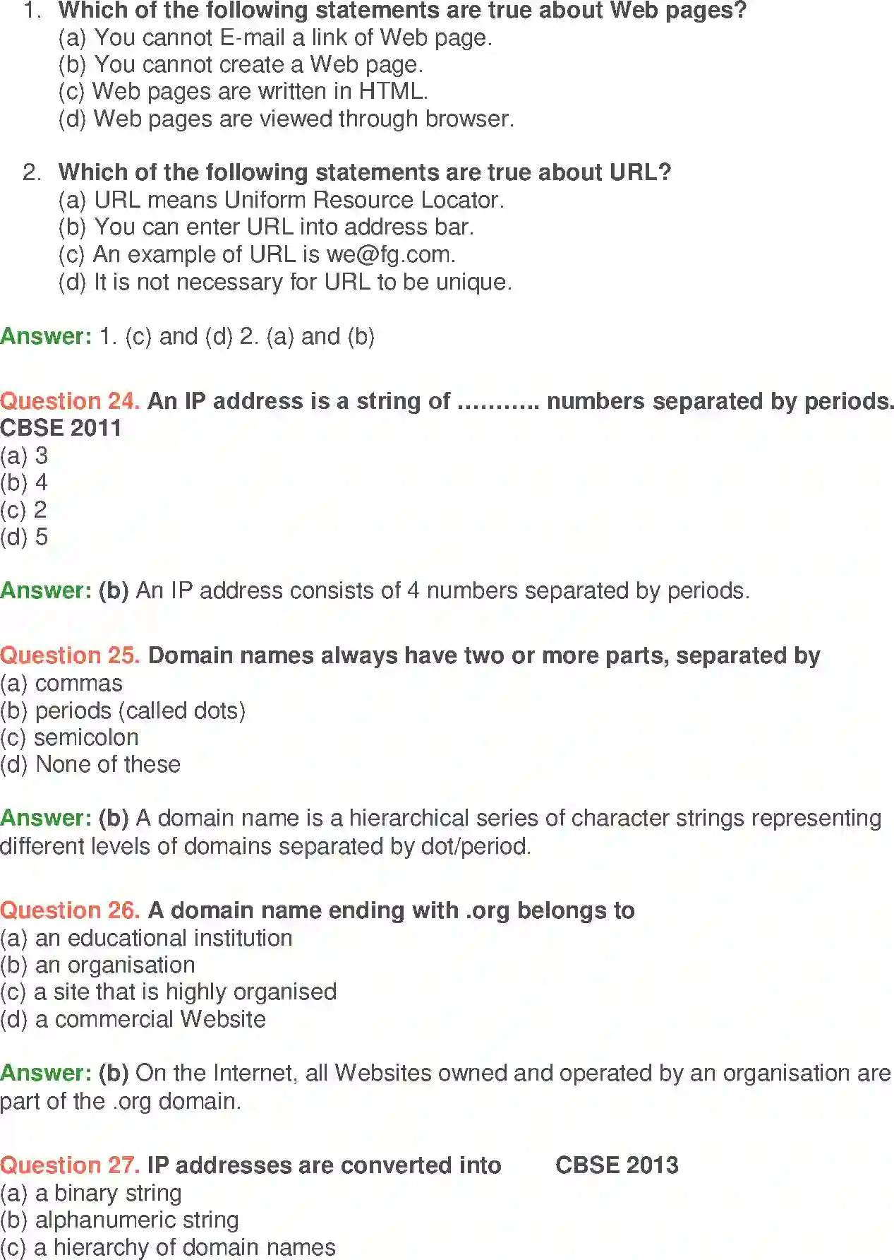 NCERT-Solution-Class-10-Foundation-of-Information-Technology-Internet-Basics-3119-page-14