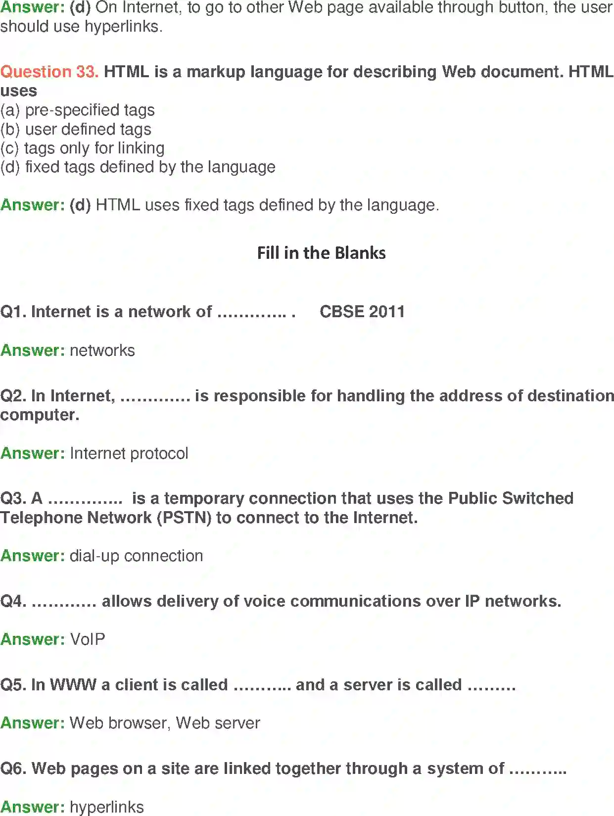 NCERT-Solution-Class-10-Foundation-of-Information-Technology-Internet-Basics-3119-page-16