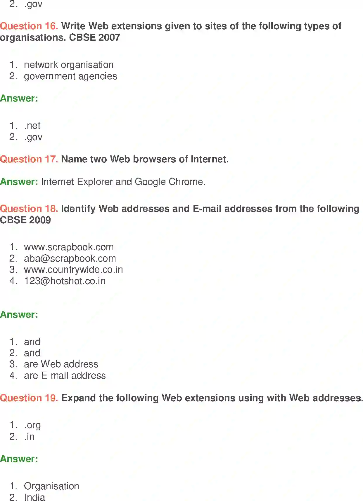 NCERT-Solution-Class-10-Foundation-of-Information-Technology-Internet-Basics-3119-page-3