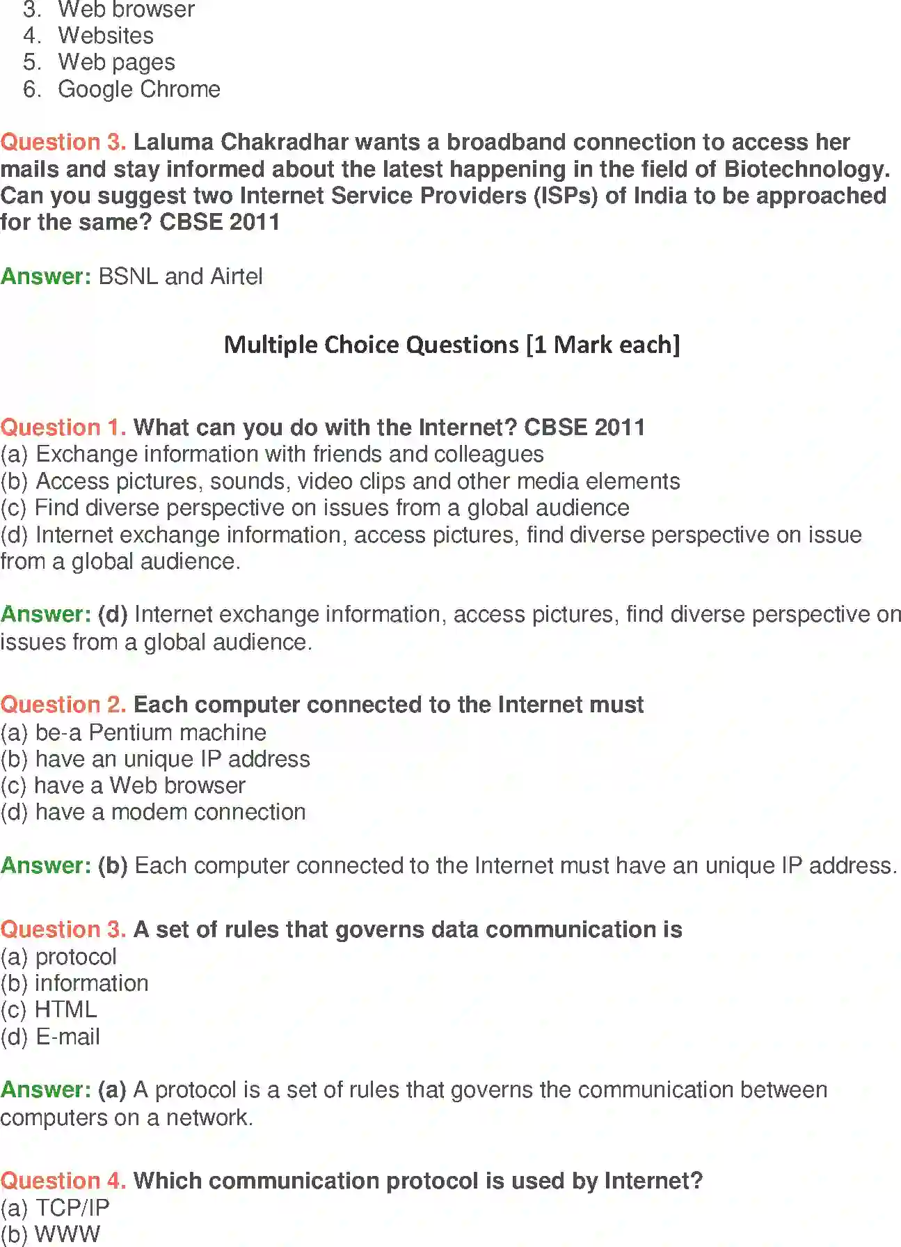 NCERT-Solution-Class-10-Foundation-of-Information-Technology-Internet-Basics-3119-page-9