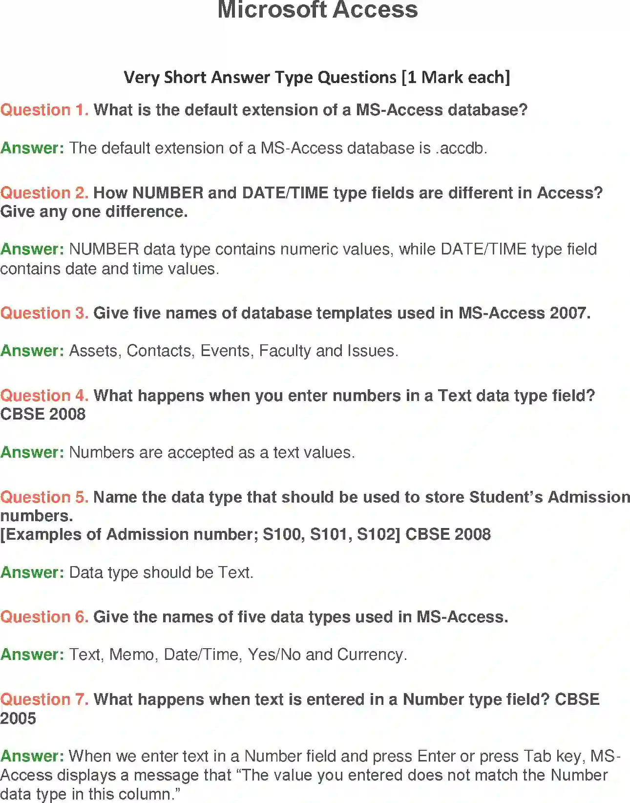 NCERT-Solution-Class-10-Foundation-of-Information-Technology-Microsoft-Access-3122-page-1