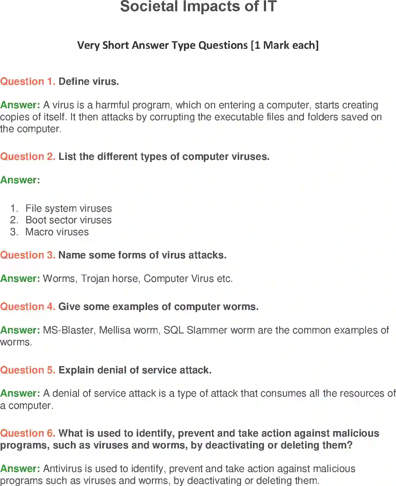 NCERT-Solution-Class-10-Foundation-of-Information-Technology-Societal-Impacts-of-IT-3127-page-1
