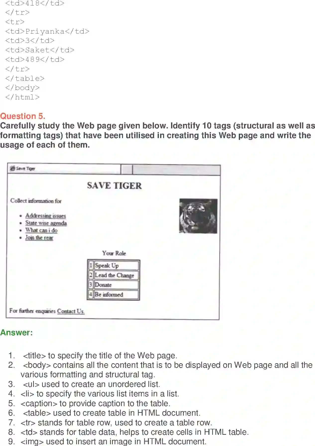 NCERT-Solution-Class-10-Foundation-of-Information-Technology-Working-with-Tables-in-HTML-3125-page-25