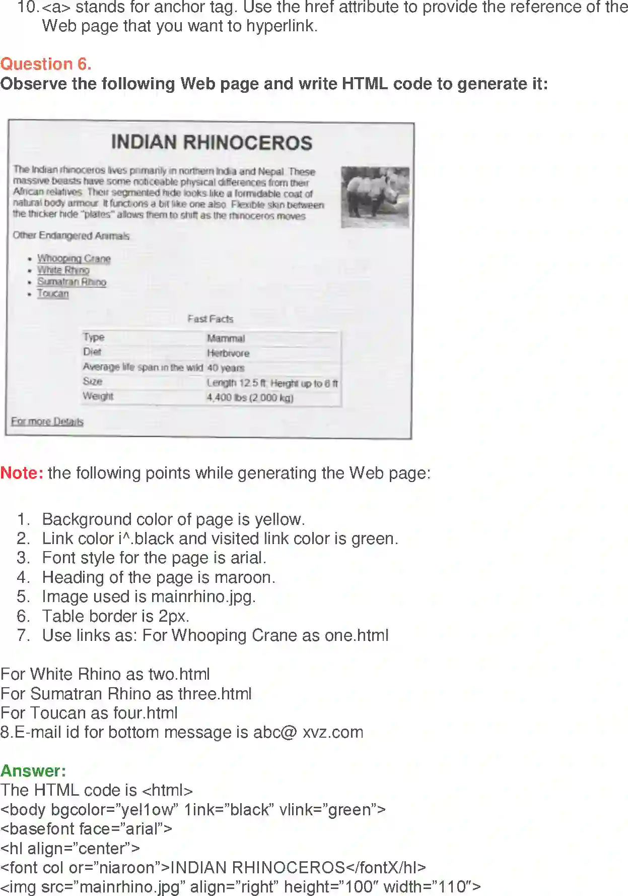 NCERT-Solution-Class-10-Foundation-of-Information-Technology-Working-with-Tables-in-HTML-3125-page-26