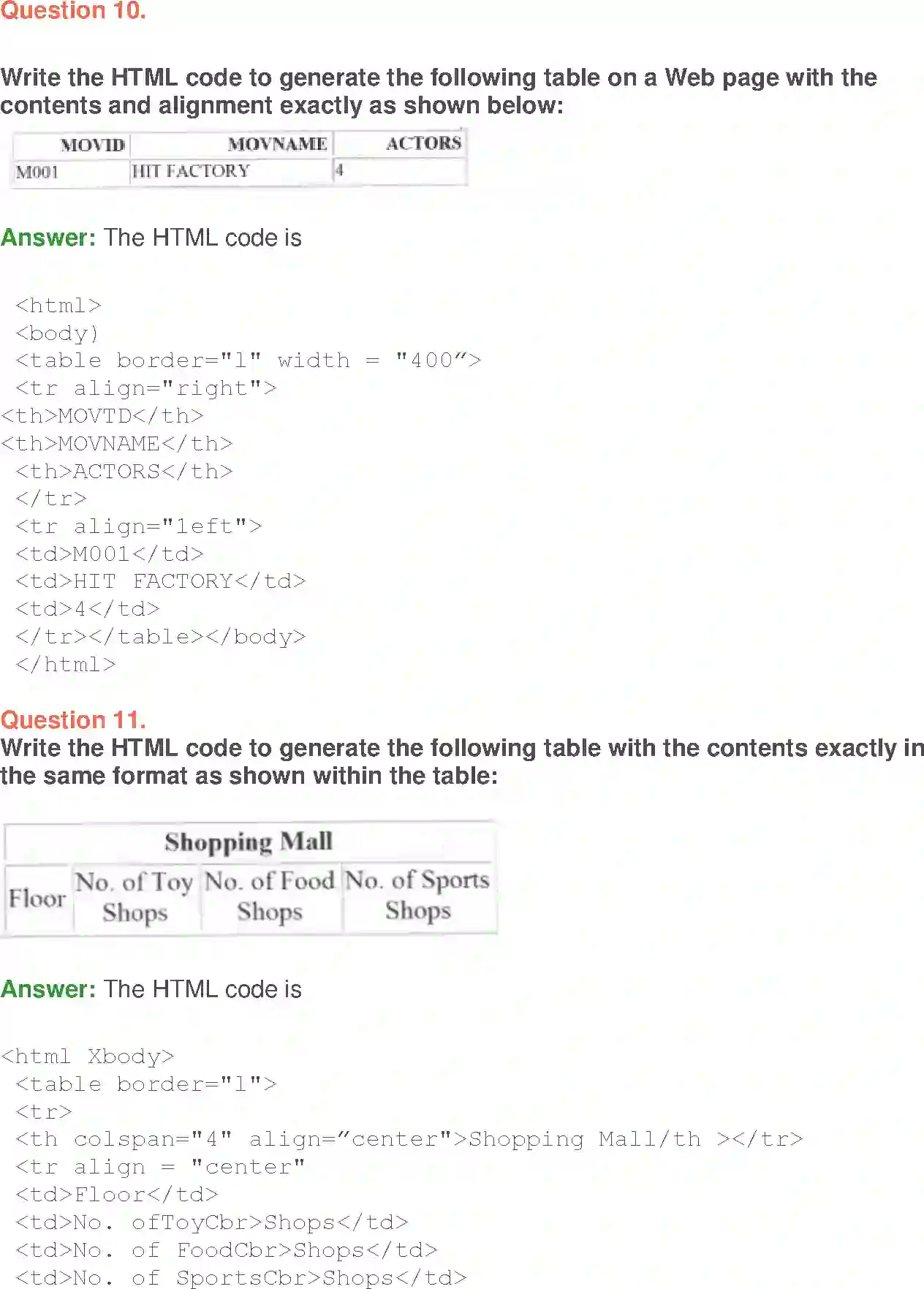 NCERT-Solution-Class-10-Foundation-of-Information-Technology-Working-with-Tables-in-HTML-953-page-18