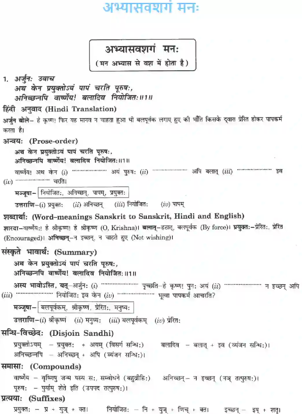 NCERT-Solution-Class-10-Manika-Abhyasavashagam-Manah-3080-page-1
