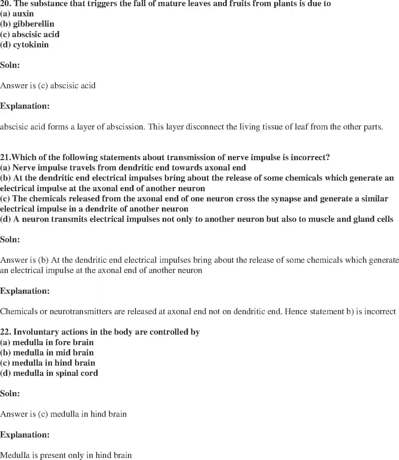 NCERT-Solution-Class-10-Science-Exemplar-Control-and-Coordination-981-page-7