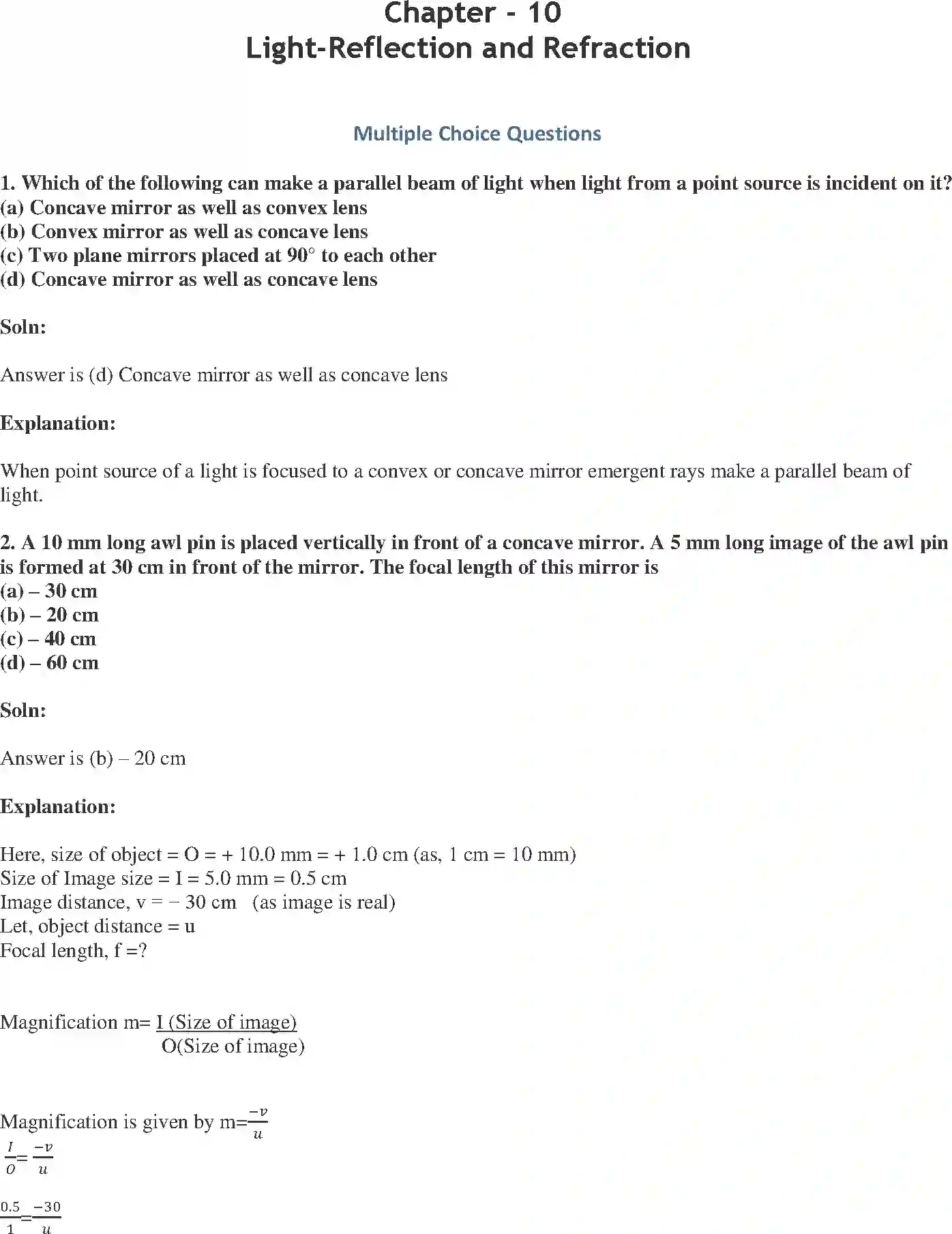 NCERT-Solution-Class-10-Science-Exemplar-LightReflection-and-Refraction-3156-page-1