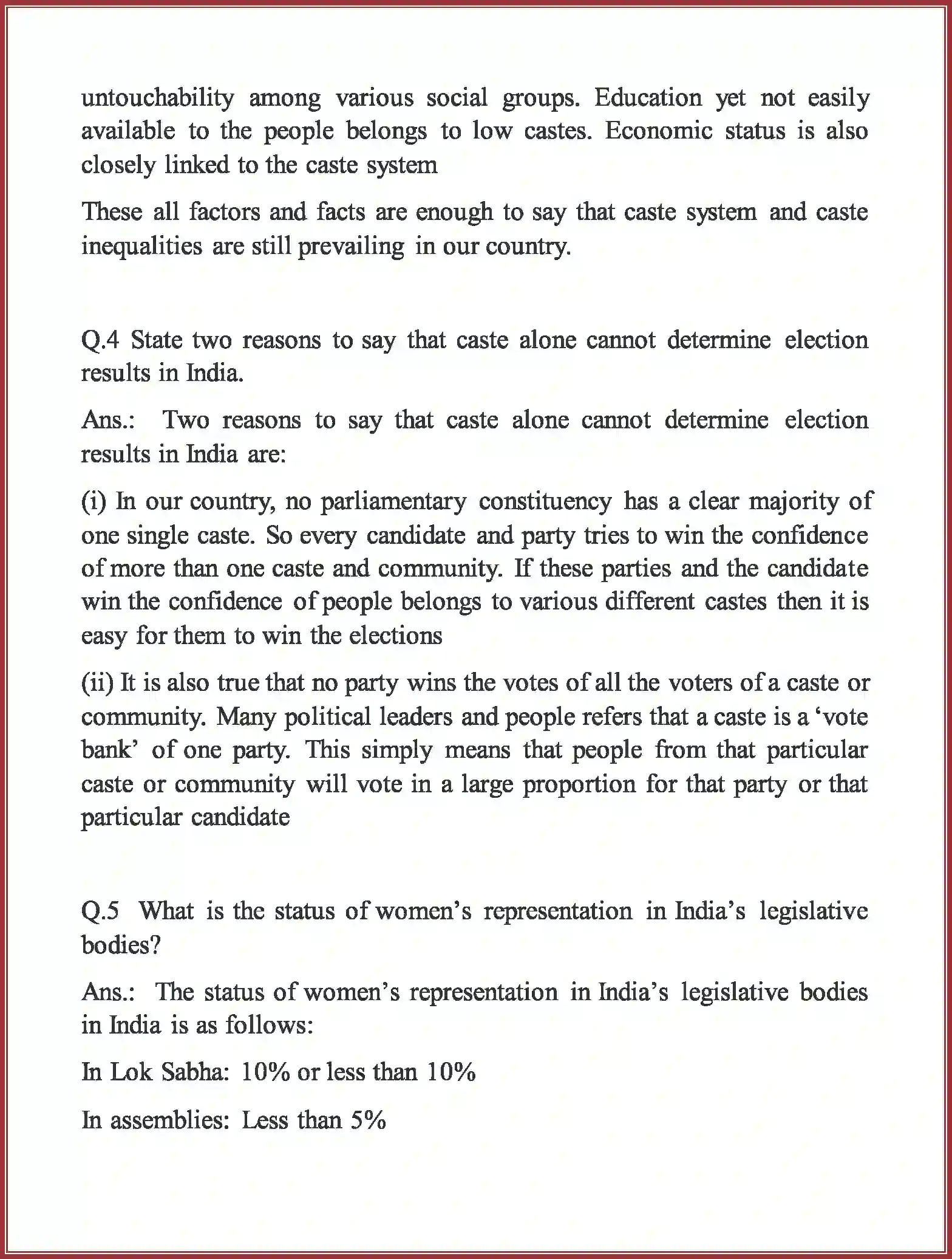 NCERT-Solution-Class-10-Social-Science-Gender-Religion-and-Caste-in-Politics-858-page-3