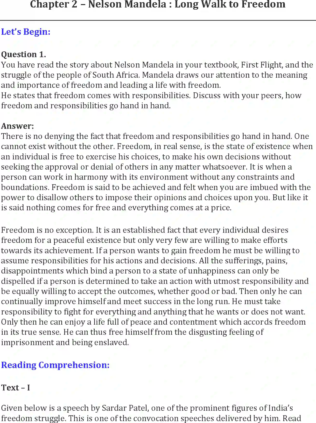 NCERT-Solution-Class-10-Words-and-Expressions-Unit-2-Nelson-Mandela--Long-Walk-to-Freedom-3164-page-1