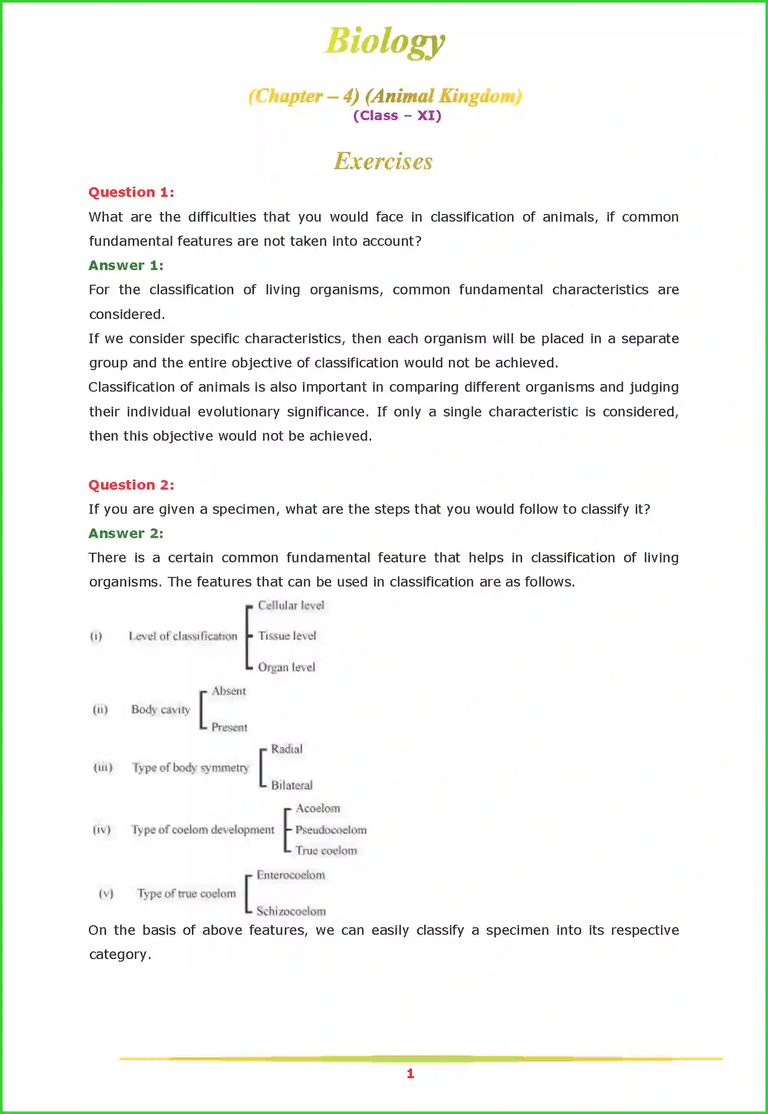 NCERT-Solution-Class-11-Biology-Chapter-4-Animal-Kingdom-442-page-1