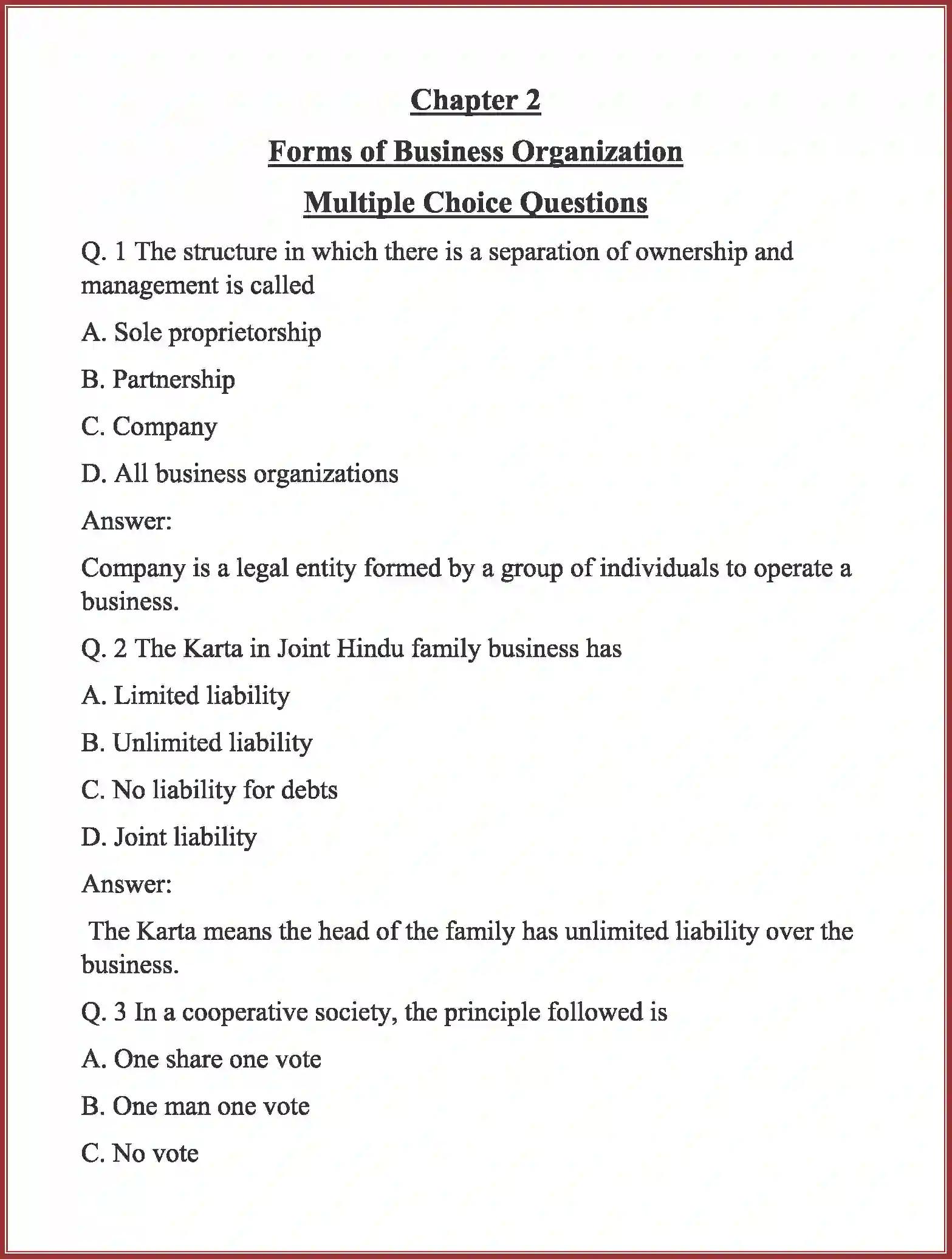 NCERT-Solution-Class-11-Business-Studies-Forms-of-Business-Organization-2643-page-1