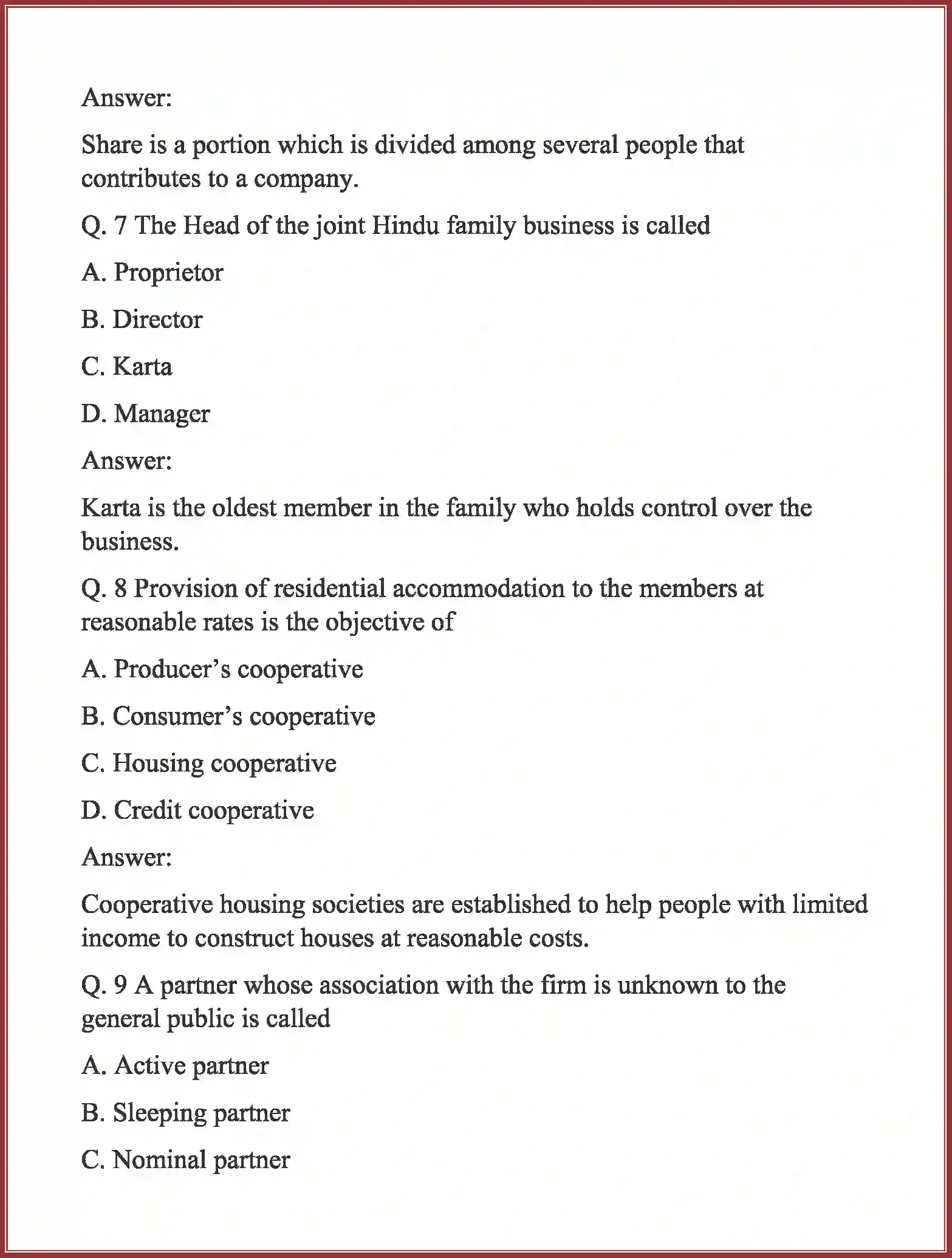 NCERT-Solution-Class-11-Business-Studies-Forms-of-Business-Organization-2643-page-3