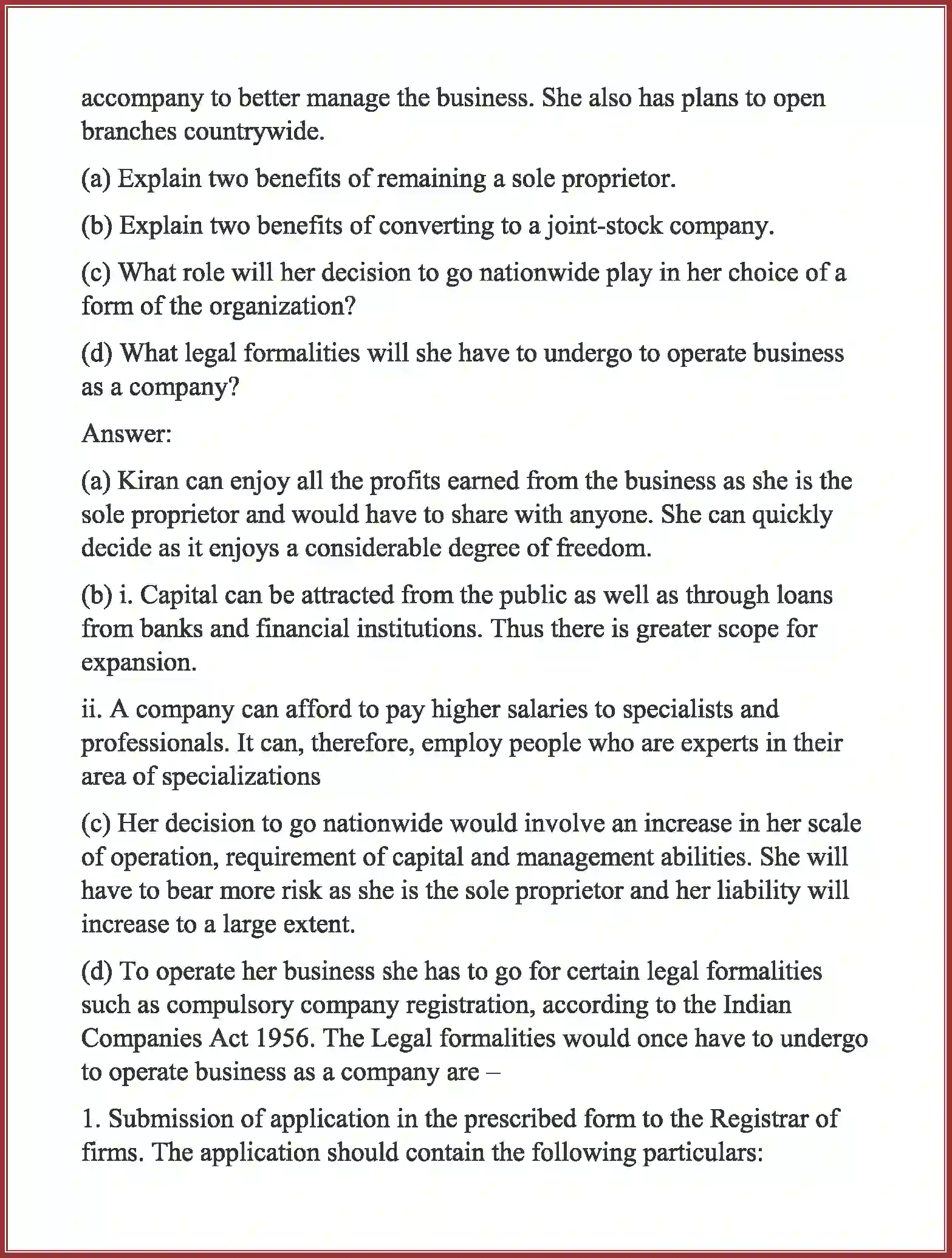 NCERT-Solution-Class-11-Business-Studies-Forms-of-Business-Organization-471-page-17