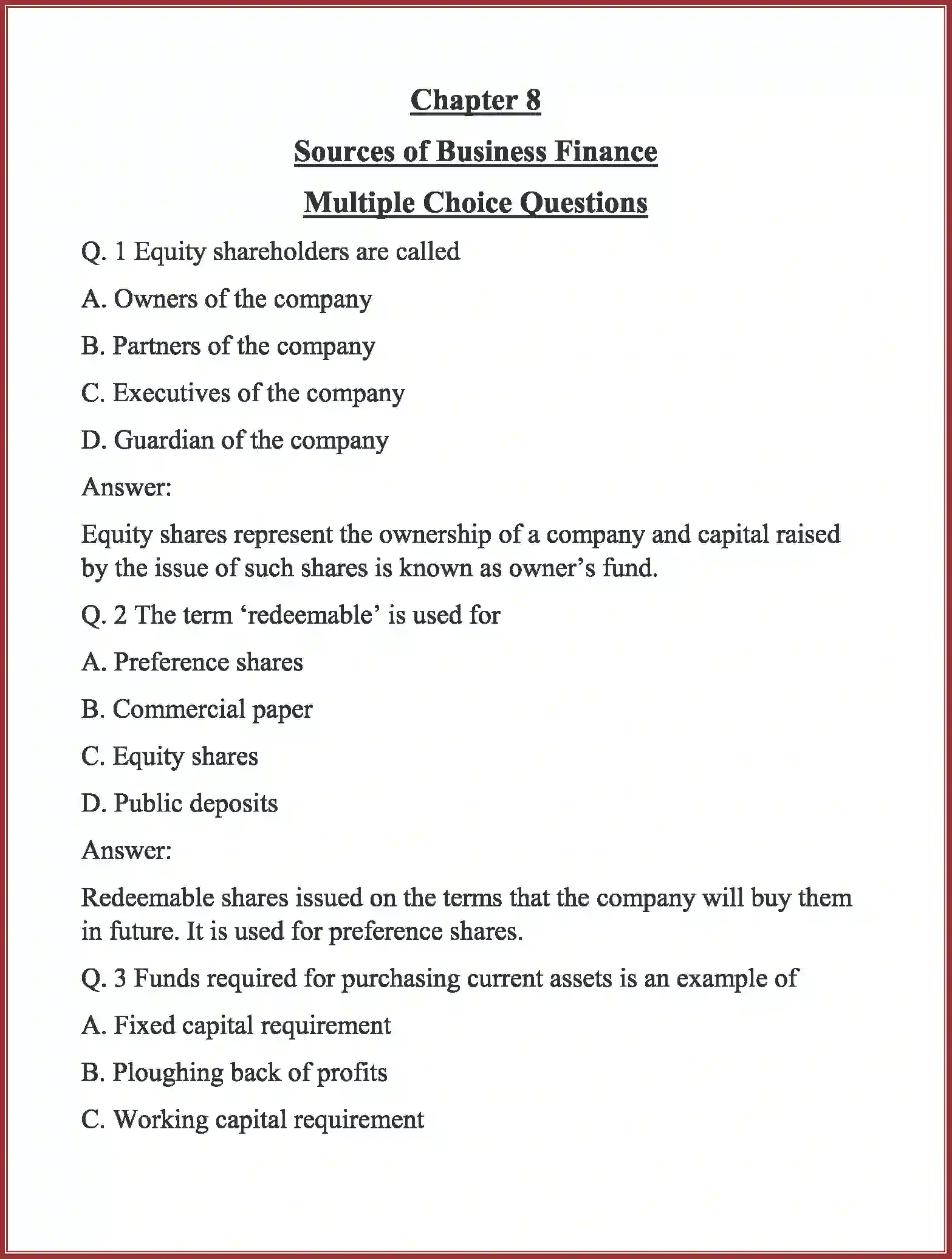 NCERT-Solution-Class-11-Business-Studies-Sources-of-Business-Finance-2649-page-1