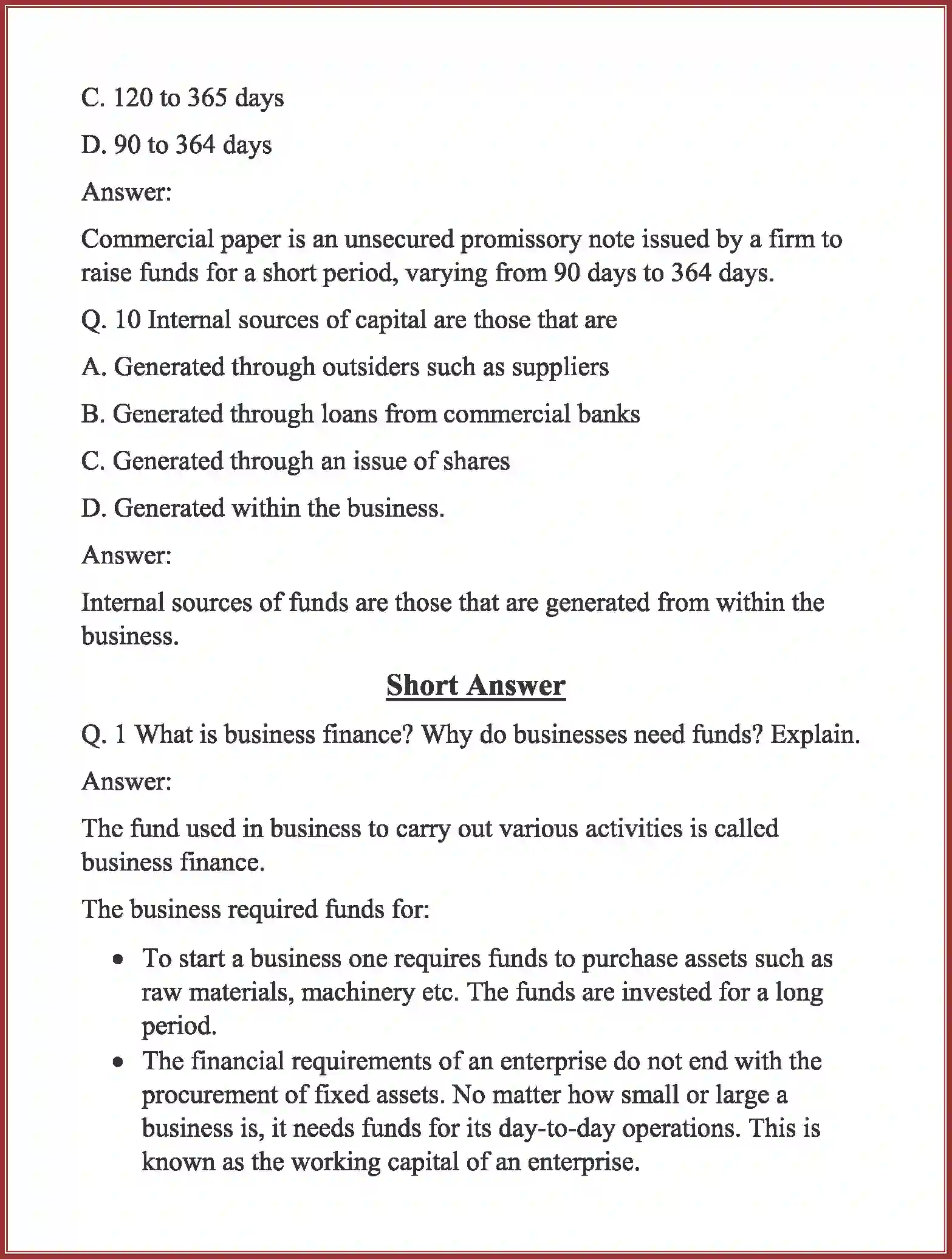 NCERT-Solution-Class-11-Business-Studies-Sources-of-Business-Finance-2649-page-4
