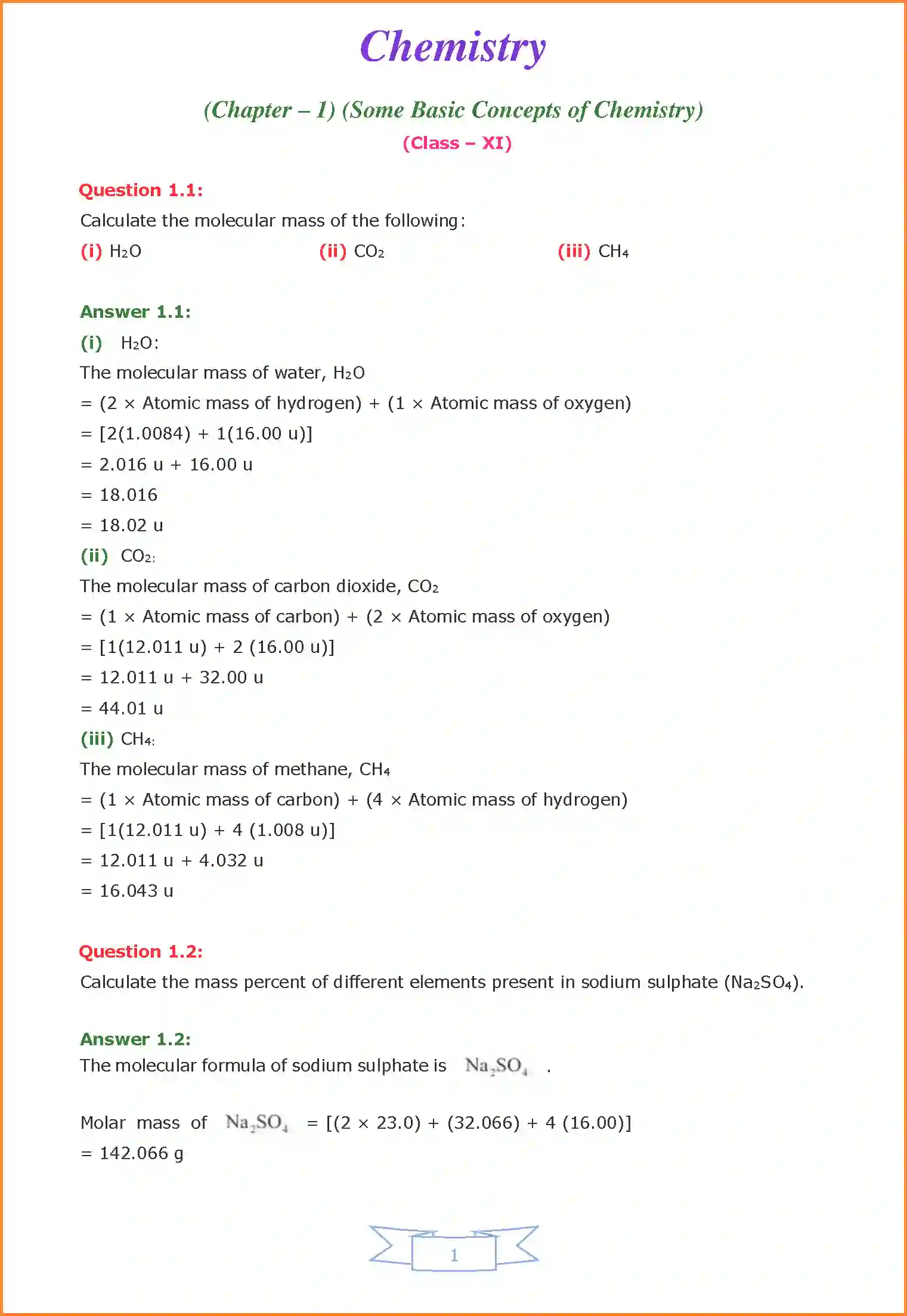 NCERT-Solution-Class-11-Chemistry-Chapter-1-Some-Basic-Concepts-of-Chemistry-423-page-1