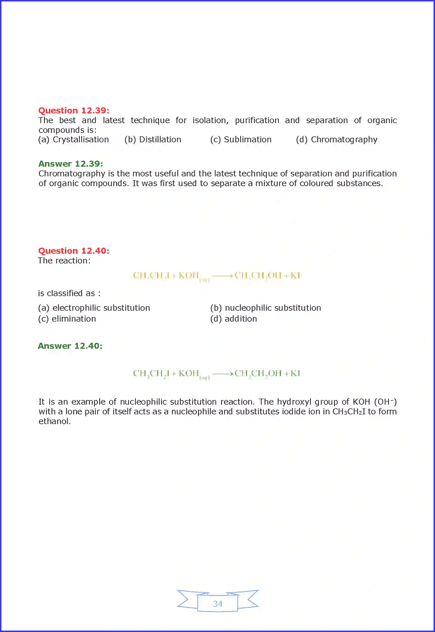 NCERT-Solution-Class-11-Chemistry-Chapter-12-Organic-Chemistry-–-Some-Basic-Principles-and-Techniques-434-page-34