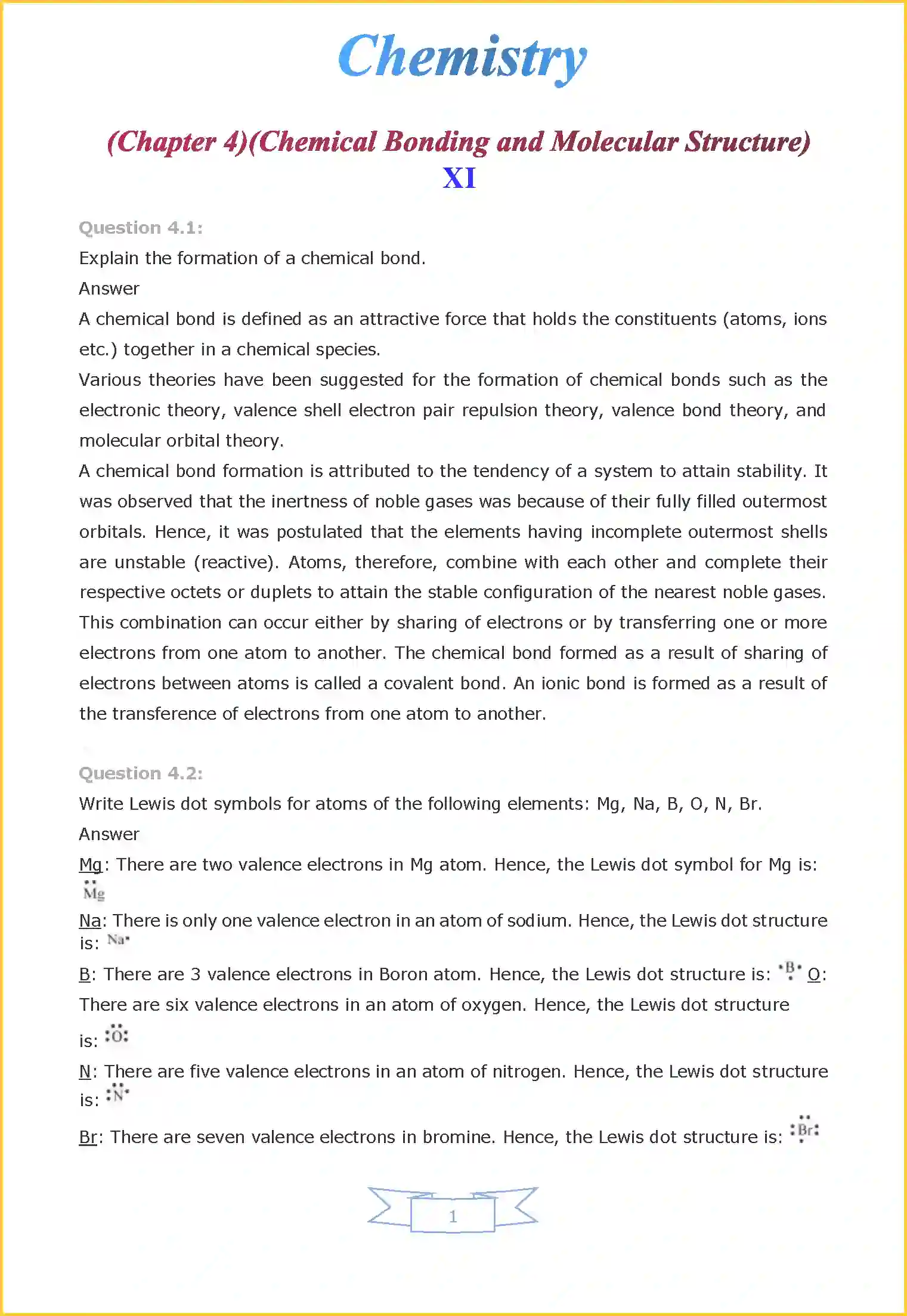 NCERT-Solution-Class-11-Chemistry-Chapter-4-Chemical-Bonding-and-Molecular-Structure-426-page-1
