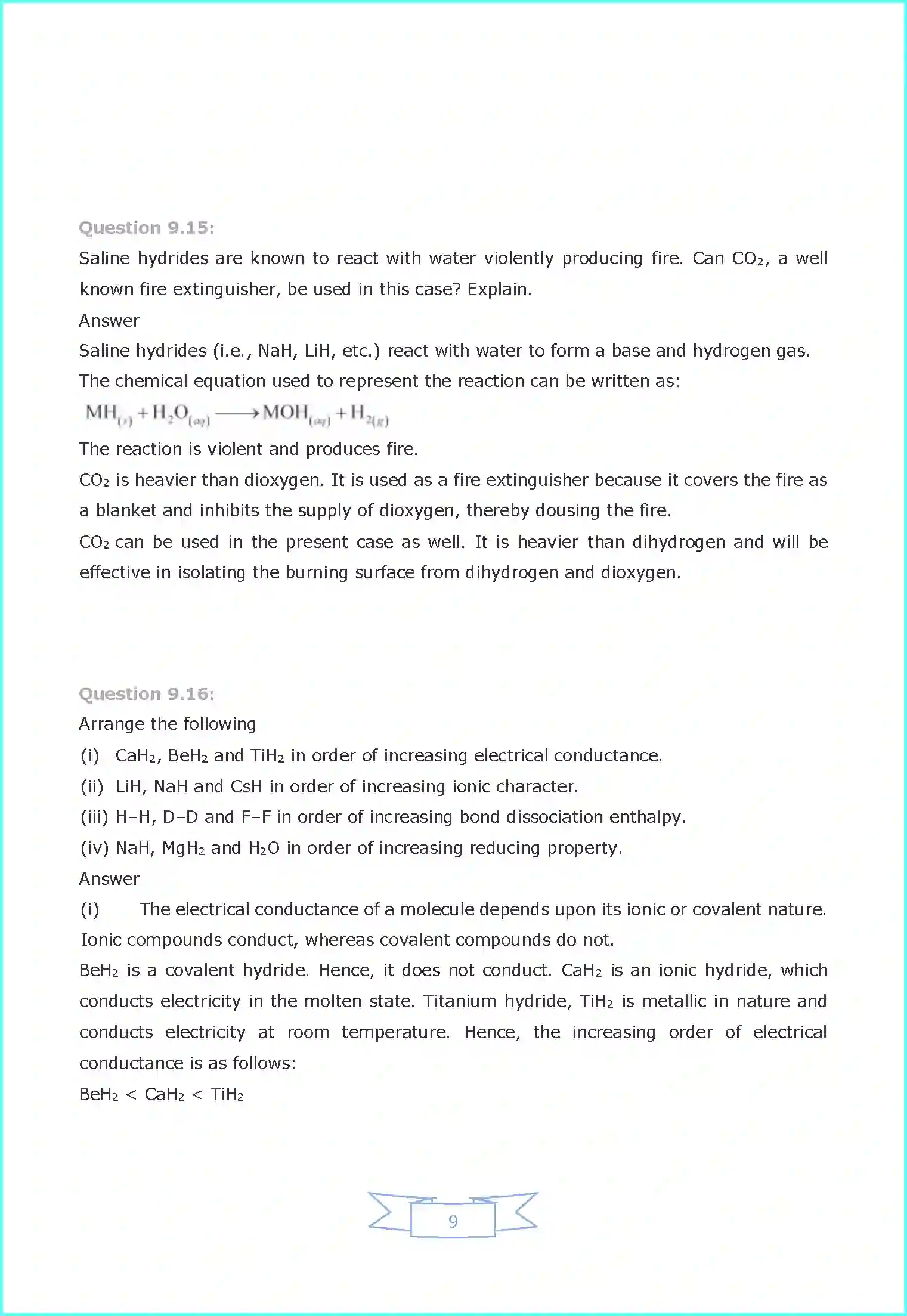NCERT-Solution-Class-11-Chemistry-Chapter-9-Hydrogen-431-page-9