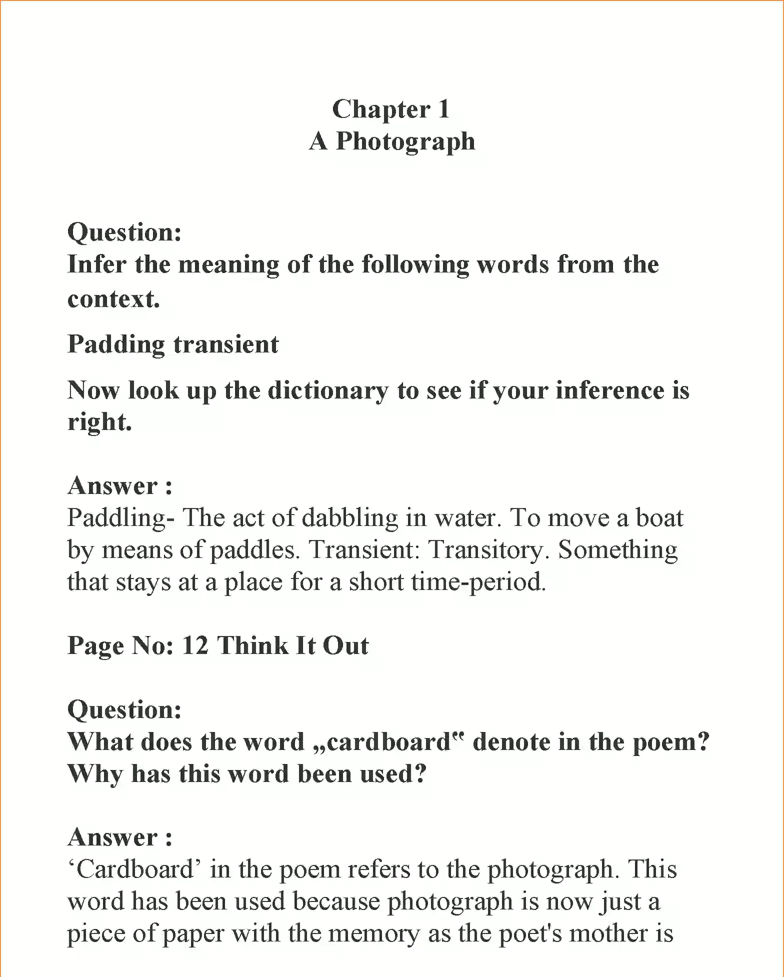 NCERT-Solution-Class-11-English-Hornbill-A-Photograph-2661-page-1