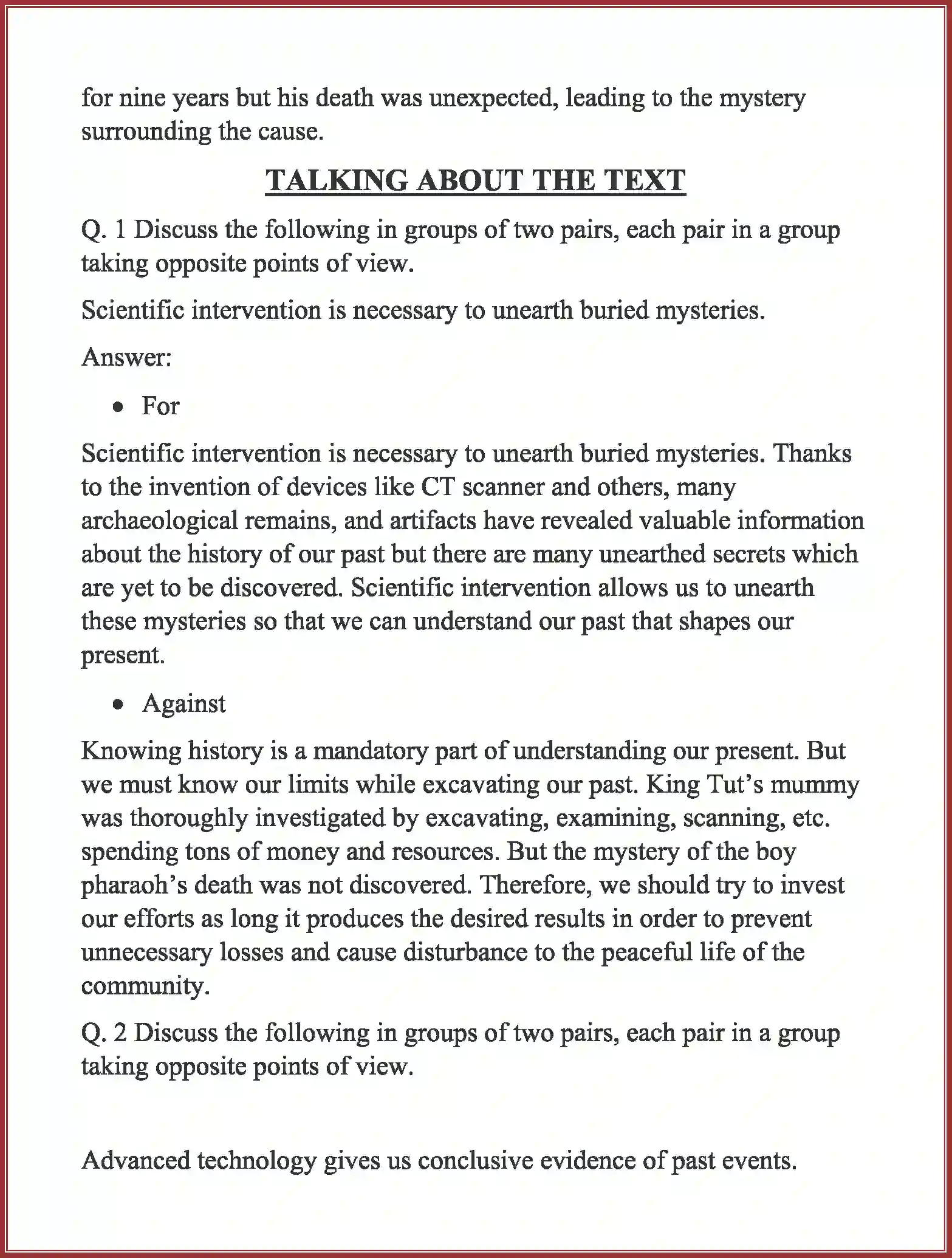 NCERT-Solution-Class-11-English-Hornbill-Discovering-Tut--The-Saga-Continues-2655-page-4