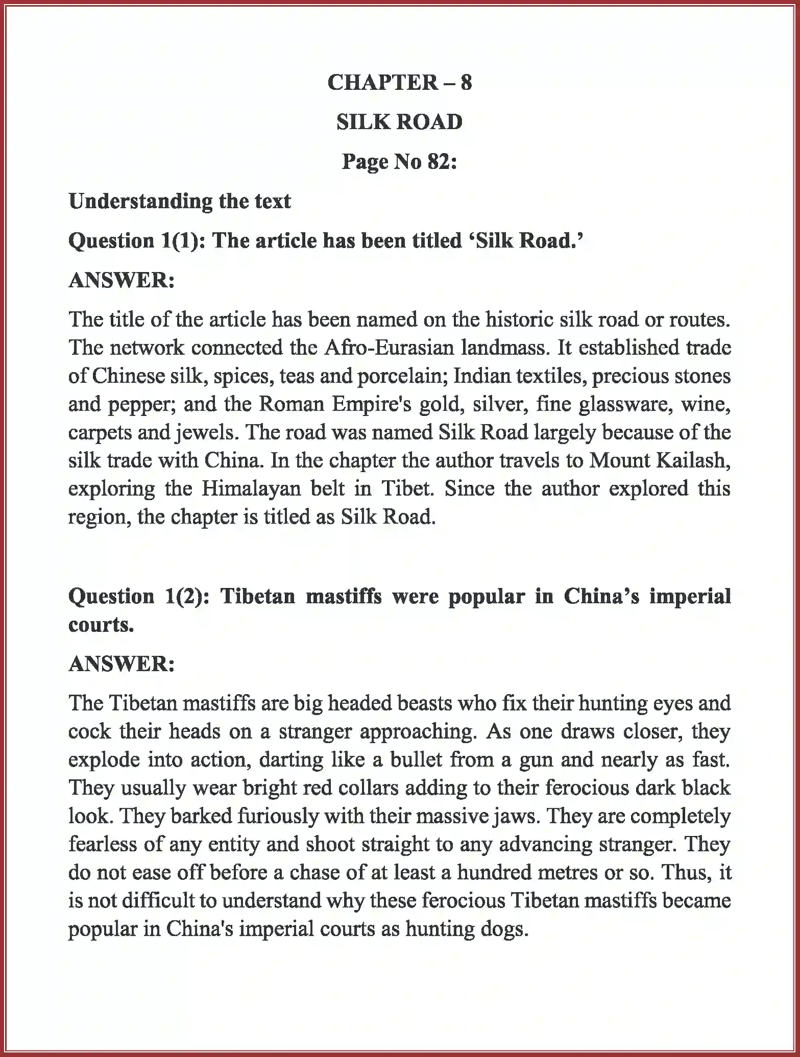 NCERT-Solution-Class-11-English-Hornbill-Silk-Road-2660-page-1
