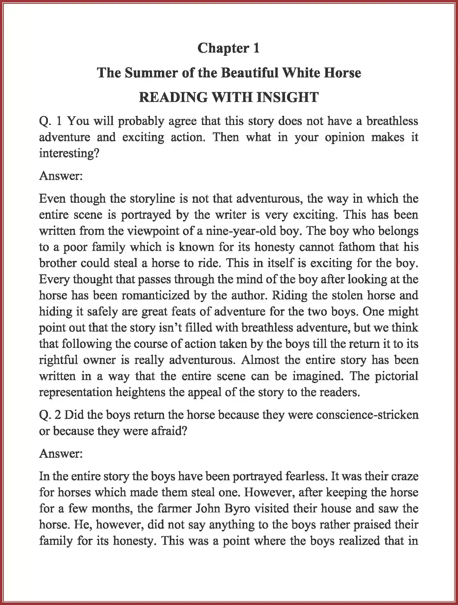 NCERT-Solution-Class-11-English-Snapshots-The-Summer-of-the-Beautiful-White-Horse-494-page-1