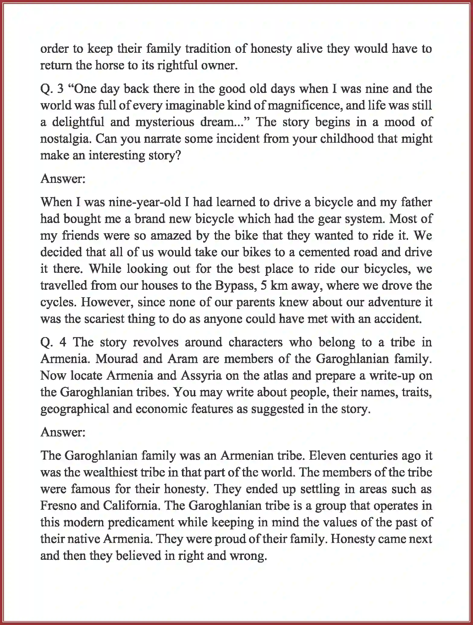 NCERT-Solution-Class-11-English-Snapshots-The-Summer-of-the-Beautiful-White-Horse-494-page-2
