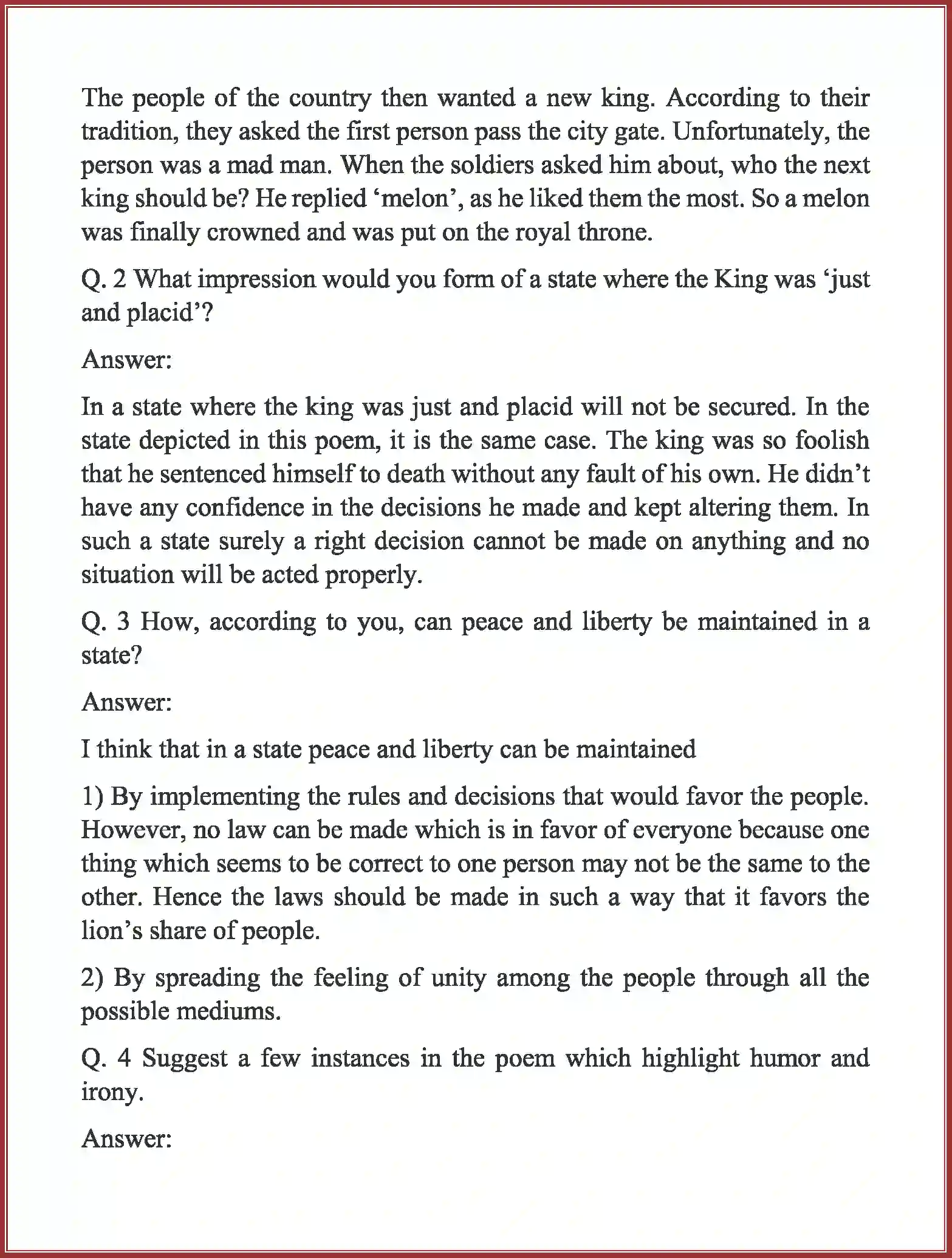 NCERT-Solution-Class-11-English-Snapshots-The-Tale-of-Melon-City-501-page-2