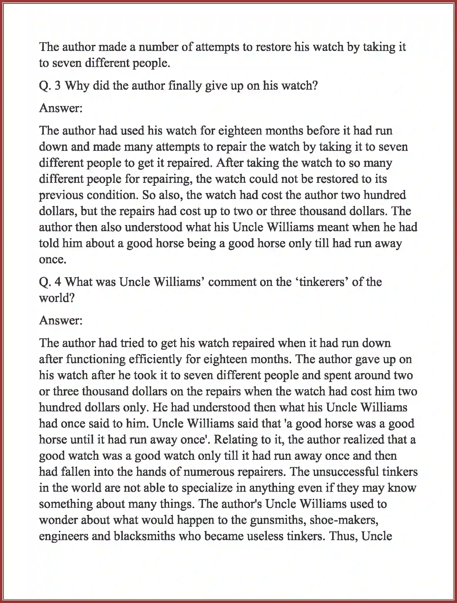 NCERT-Solution-Class-11-English-Woven-Words-Essay-My-Watch-534-page-2