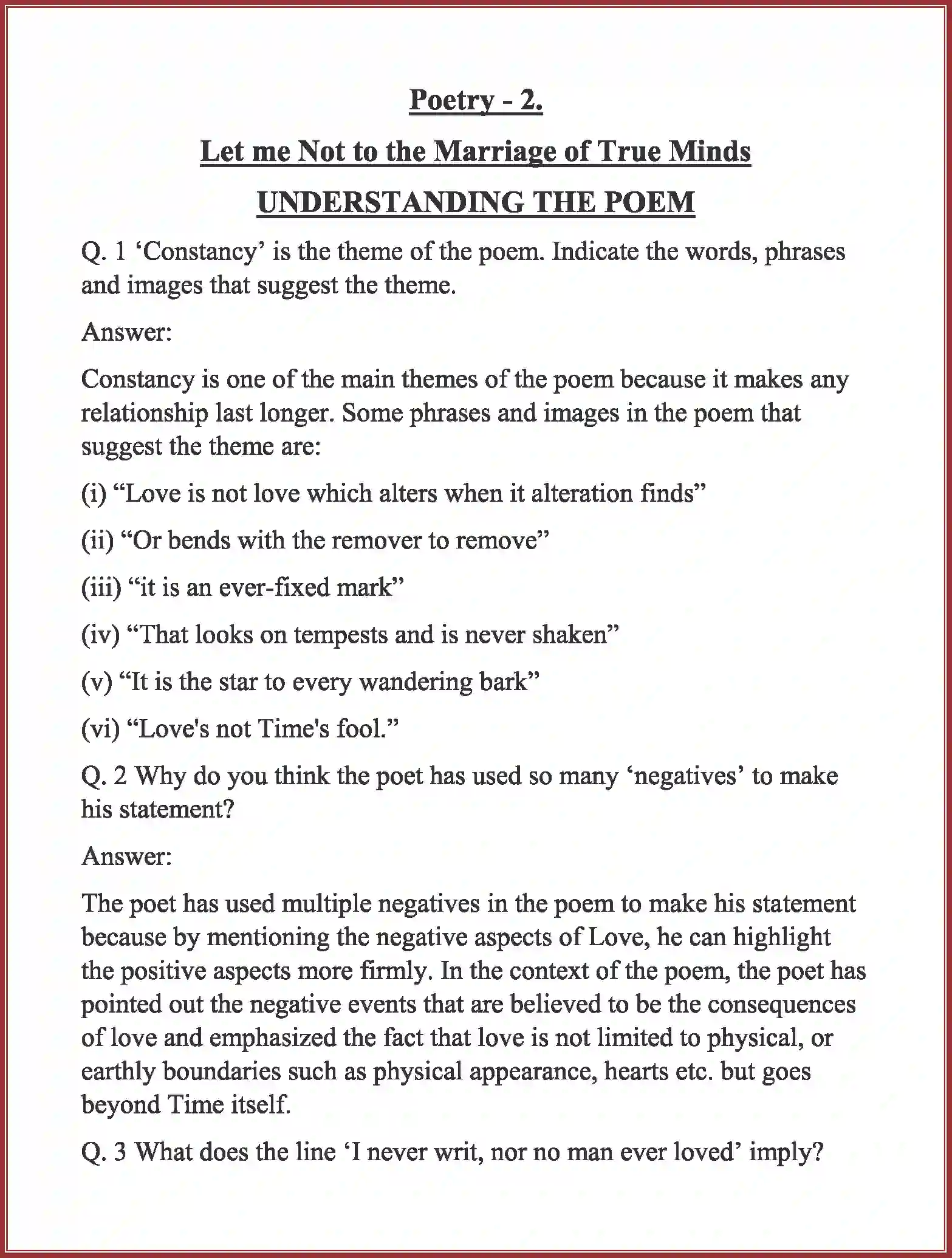 NCERT-Solution-Class-11-English-Woven-Words-Poetry-Let-Me-Not-to-the-Marriage-of-True-Minds-2714-page-1