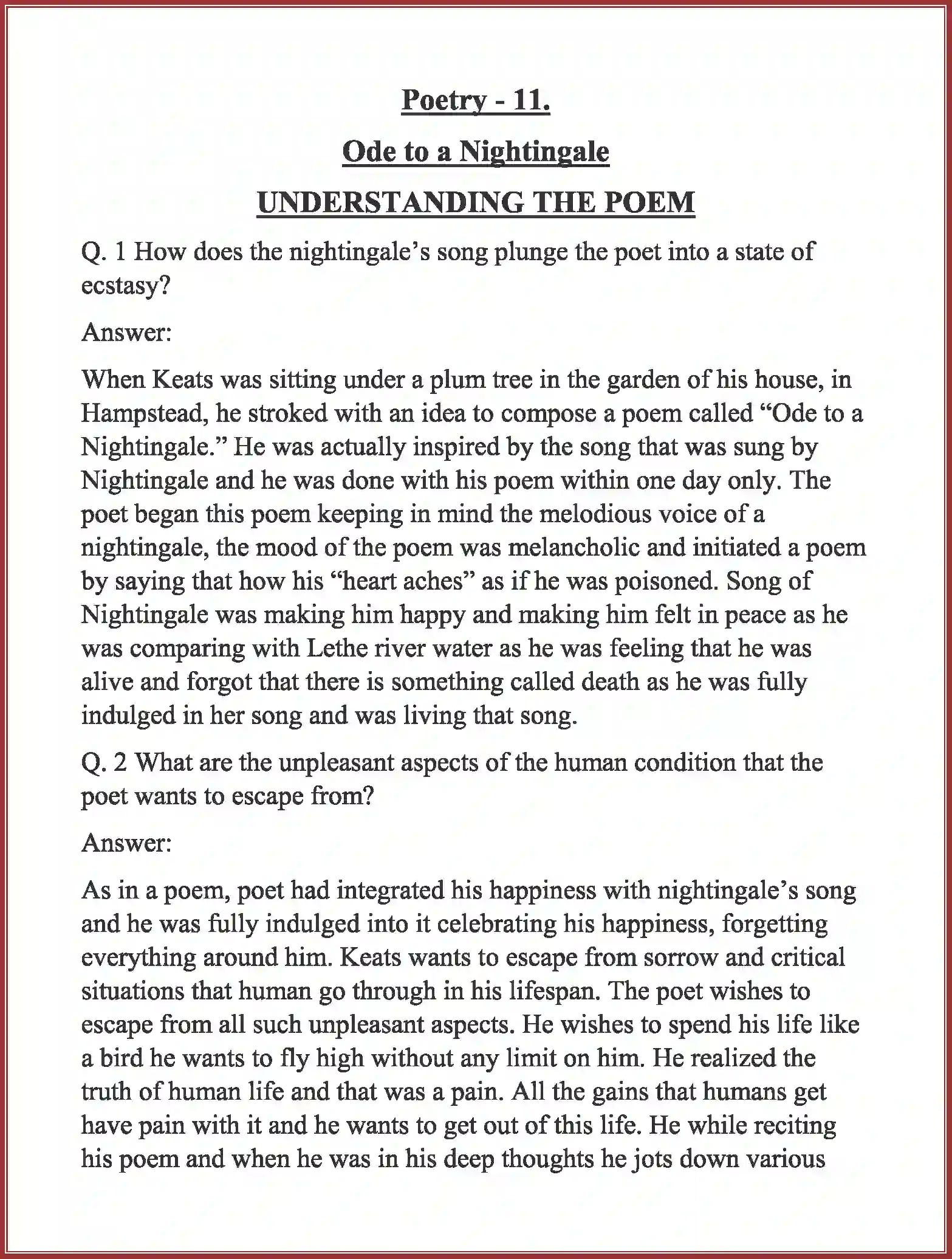 NCERT-Solution-Class-11-English-Woven-Words-Poetry-Ode-to-a-Nightingale-551-page-1