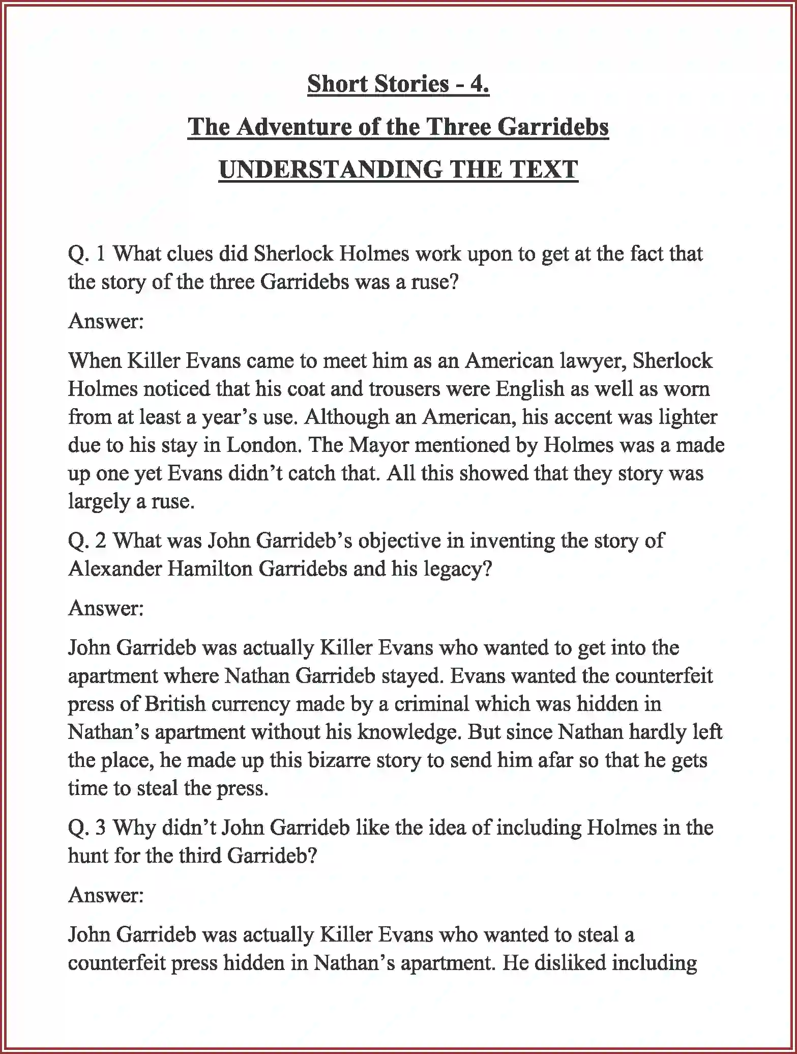 NCERT-Solution-Class-11-English-Woven-Words-Short-Stories-The-Adventure-of-the-Three-Garridebs-556-page-1