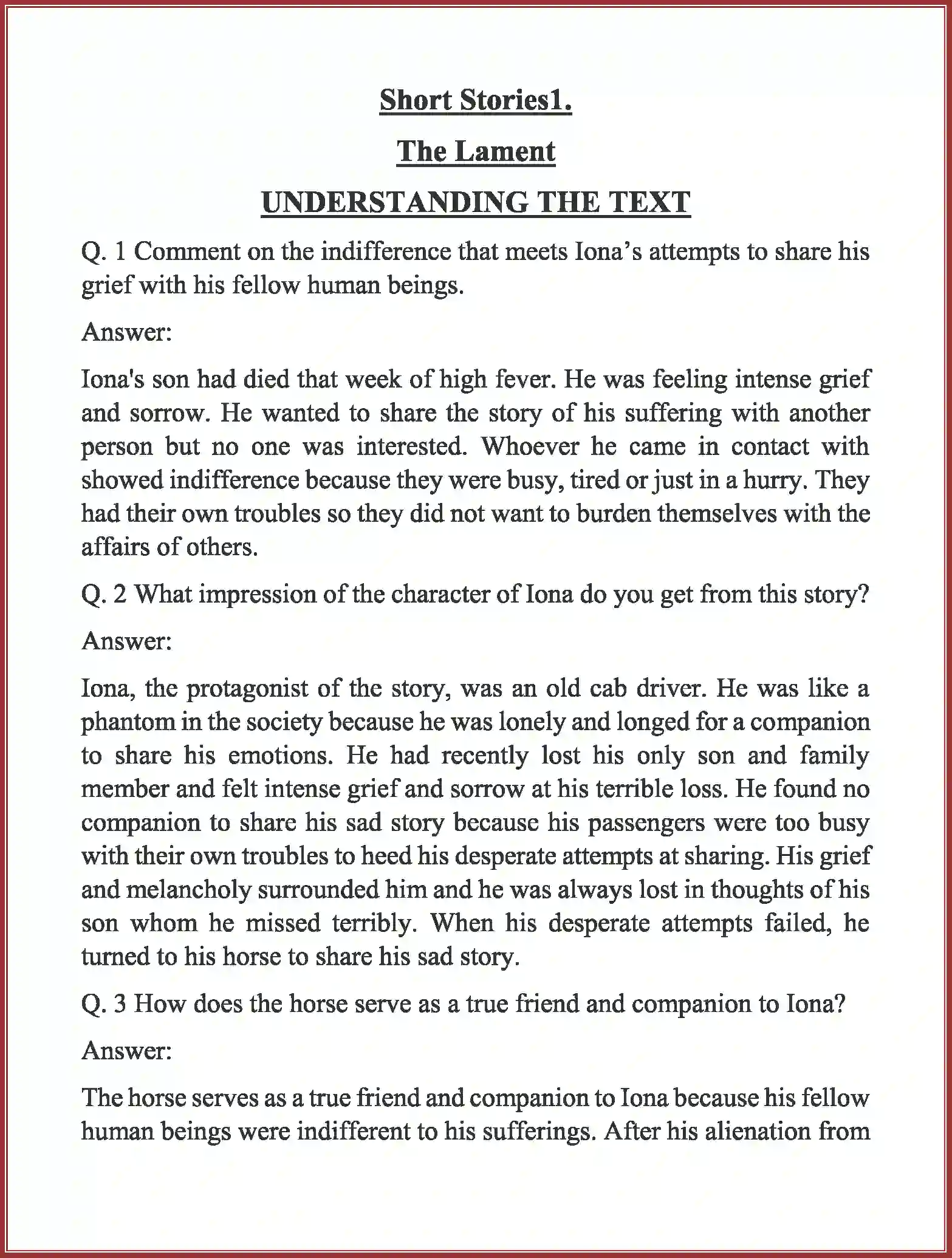 NCERT-Solution-Class-11-English-Woven-Words-Short-Stories-The-Lament-553-page-1