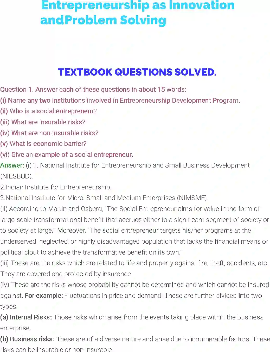 NCERT-Solution-Class-11-Entrepreneurship-Entrepreneurship-as-Innovation-and-Problem-Solving-2677-page-1