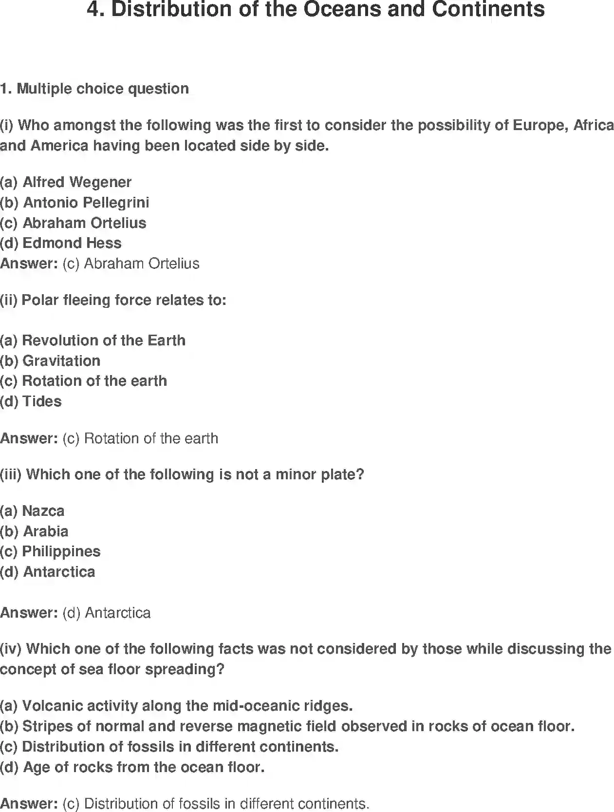 NCERT-Solution-Class-11-Fundamental-of-Physical-Geography-Distribution-of-the-Oceans-and-Continents-2831-page-1