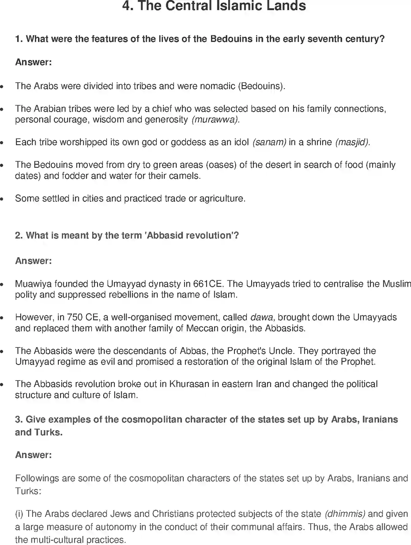 NCERT-Solution-Class-11-History-The-Central-Islamic-Lands-628-page-1