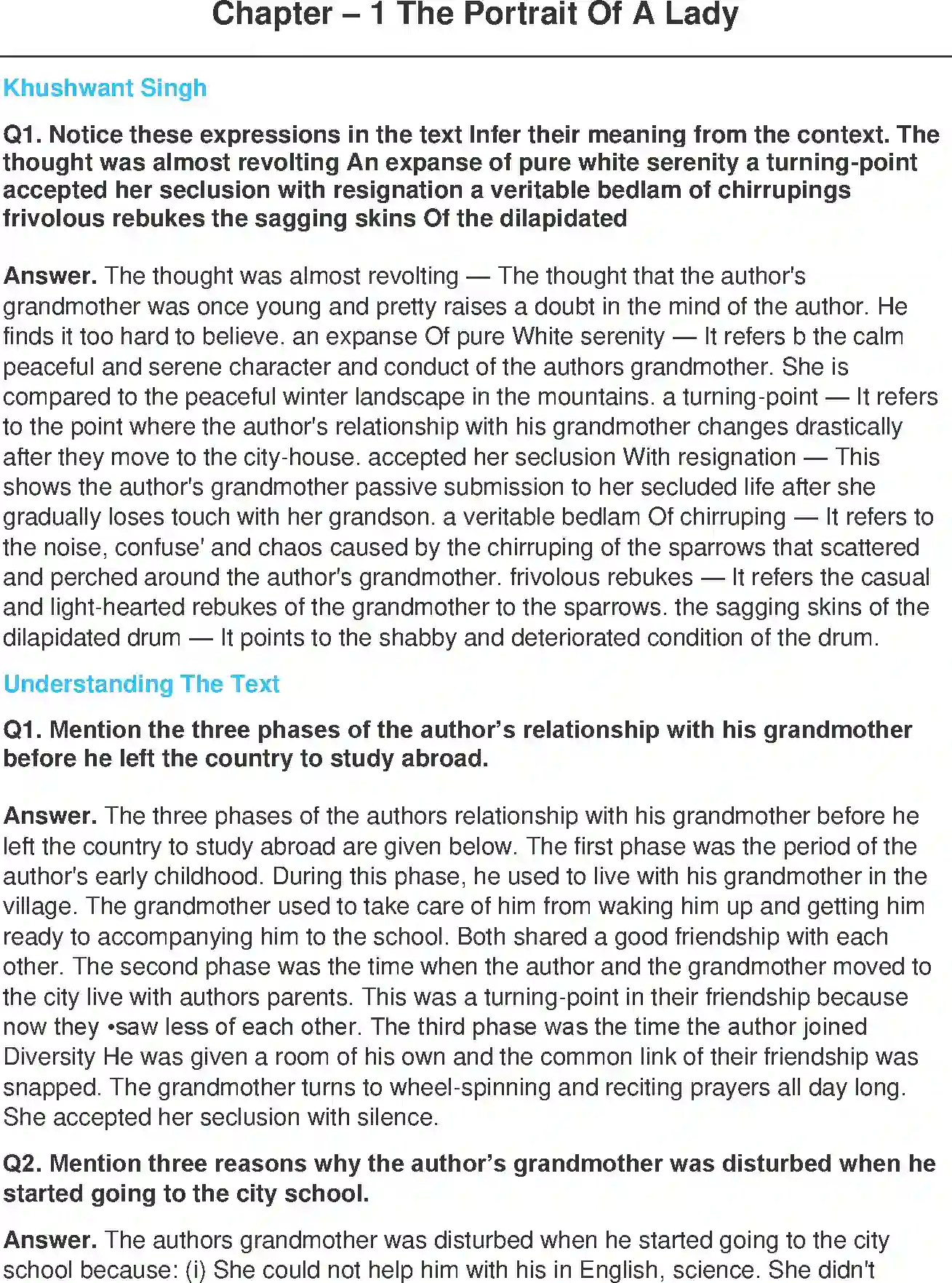 NCERT-Solution-Class-11-Hornbill-The-Portrait-of-lady-4726-page-1