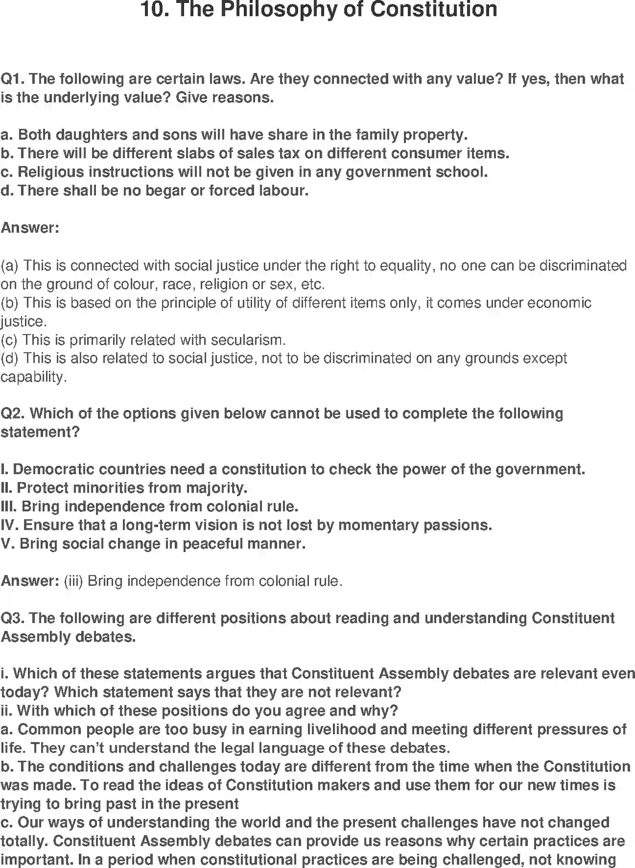 NCERT-Solution-Class-11-India-Constitution-Work-The-Philosophy-of-Constitution-2817-page-1
