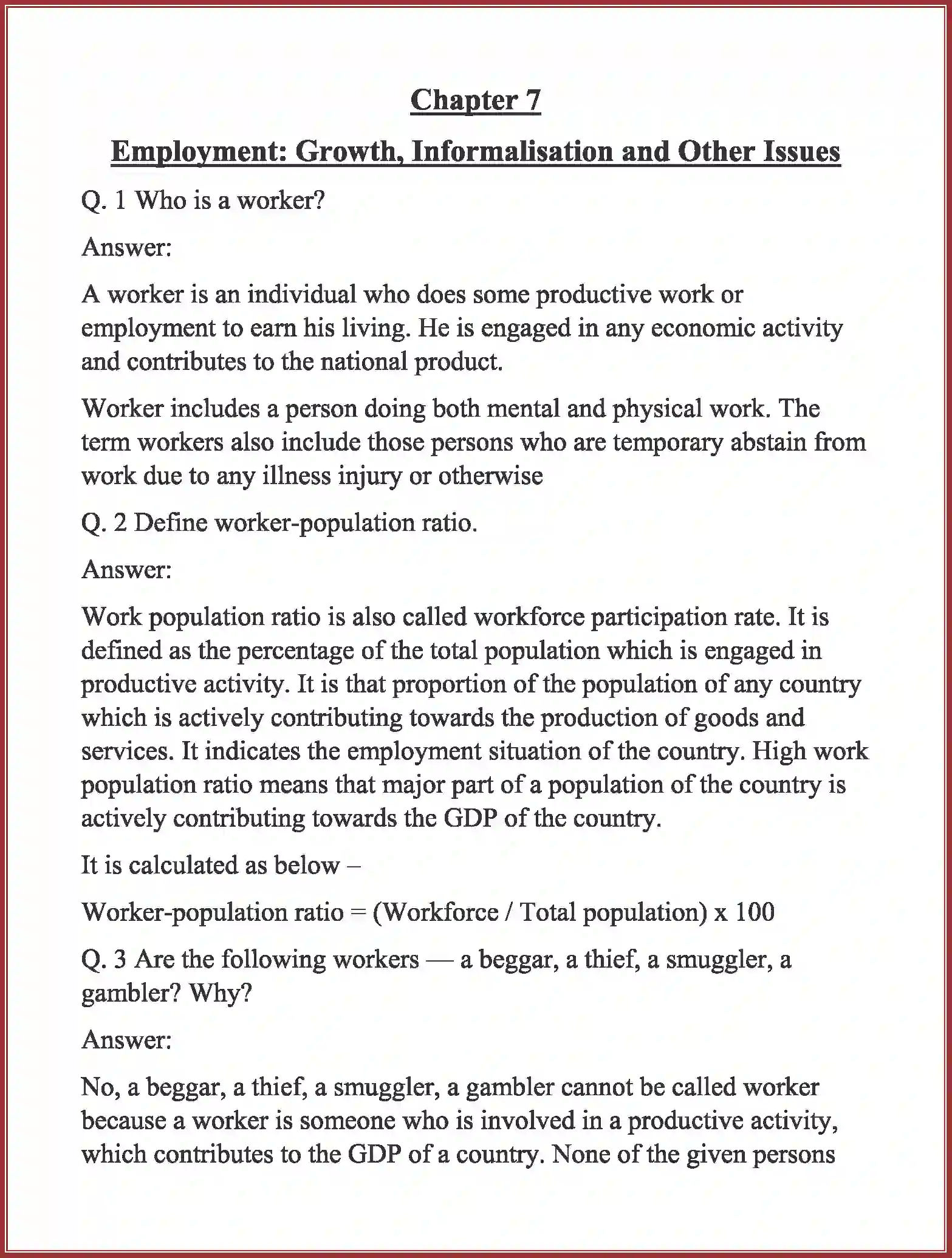 NCERT-Solution-Class-11-Indian-Economic-Development-EmploymentGrowth-Informalisation-and-Related-Issues-611-page-1